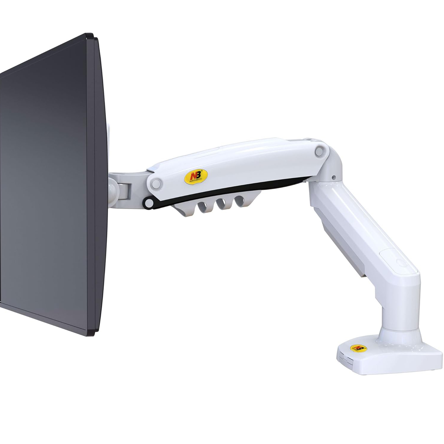 SOPORTE MONITOR BLANCO ARTICULADO GIRATORIO ESCRITORIO NEWO - 2