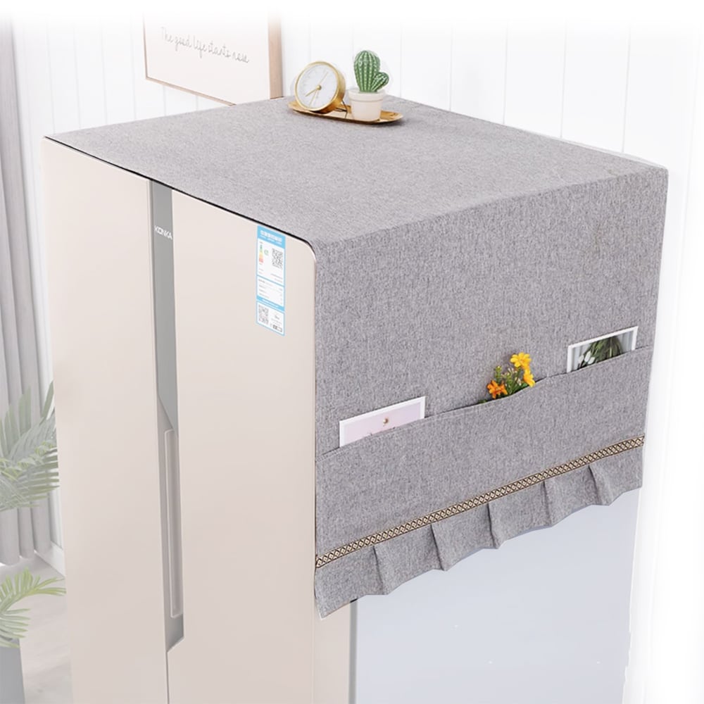 FUNDA PARA LAVADORA SECADORA REFRIGERADOR BOLSILLO LATERAL - 1