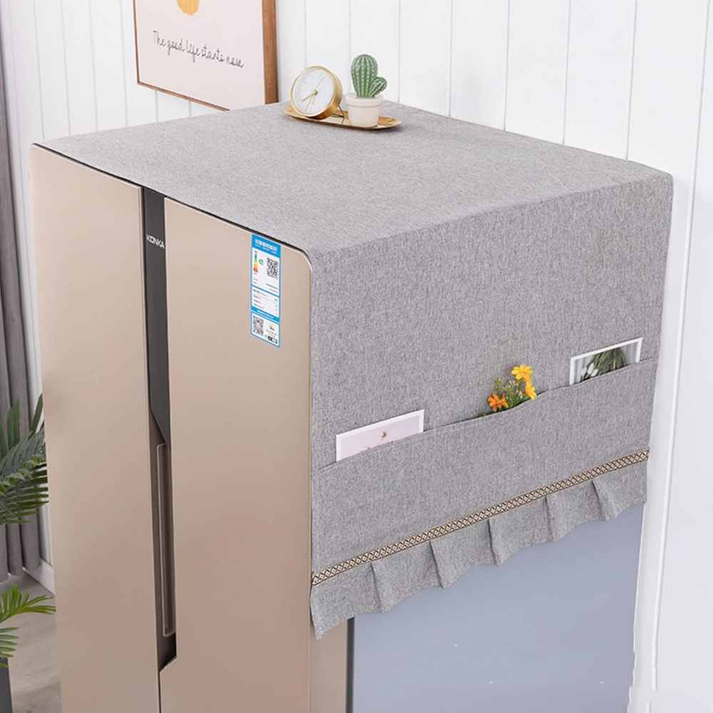 FUNDA PARA LAVADORA SECADORA REFRIGERADOR BOLSILLO LATERAL - 2