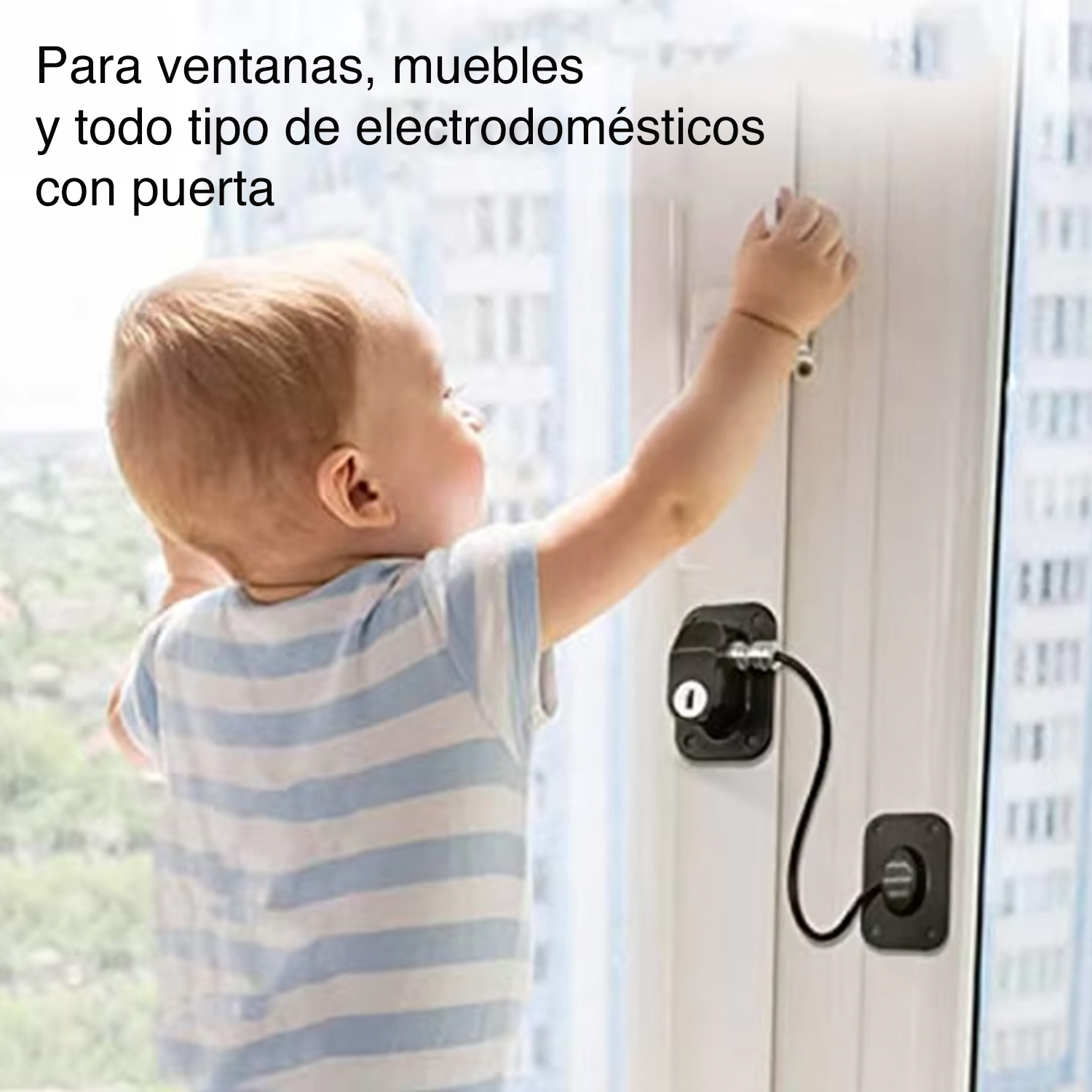 CANDADO MIABU REFRIGERADOR VENTANA ELECTRODOMÉSTICOS - 5
