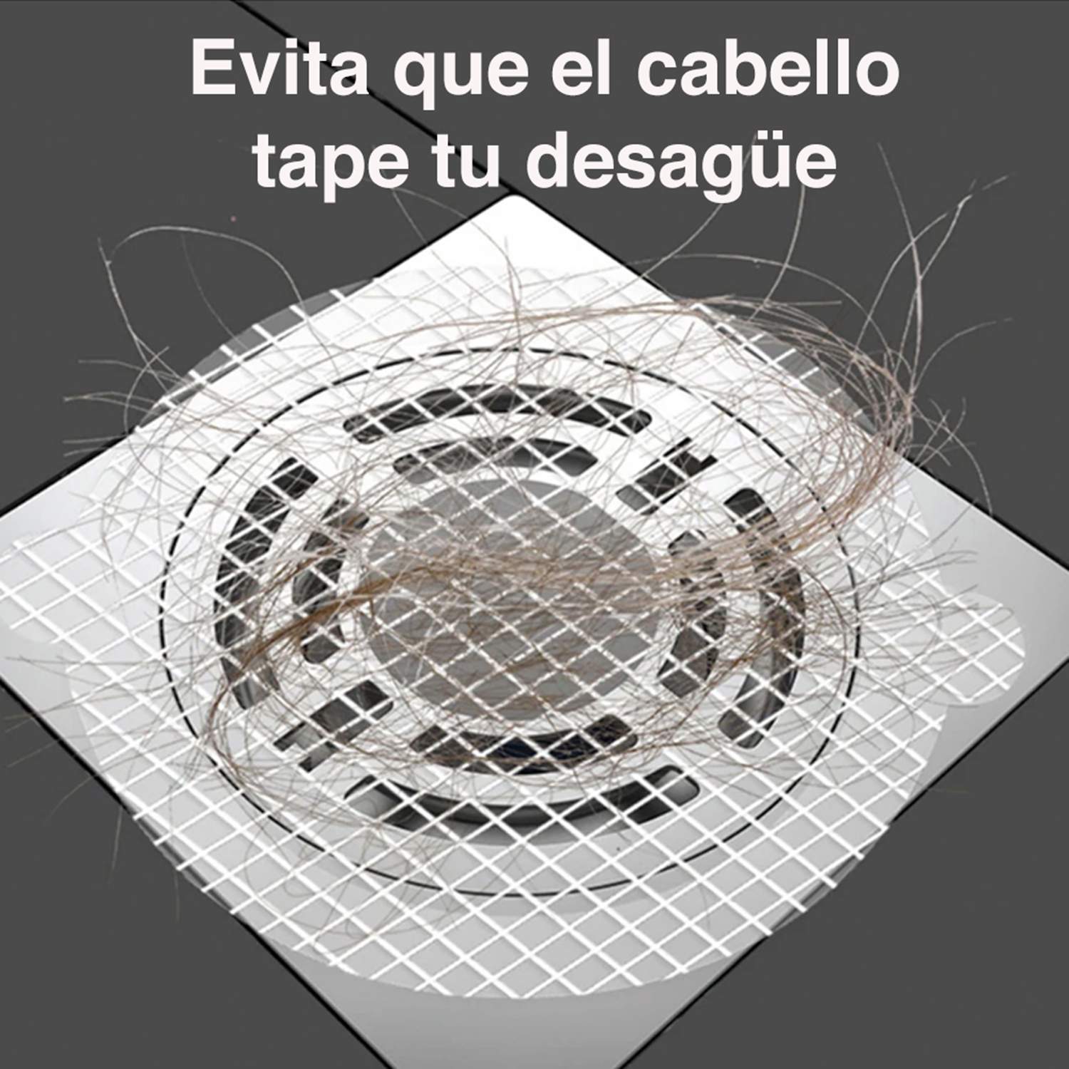 FILTRO MIABU MIB-MRP63 DESAGÜE DUCHA TINA LAVAMANOS PACK 10 REJILLAS - 5