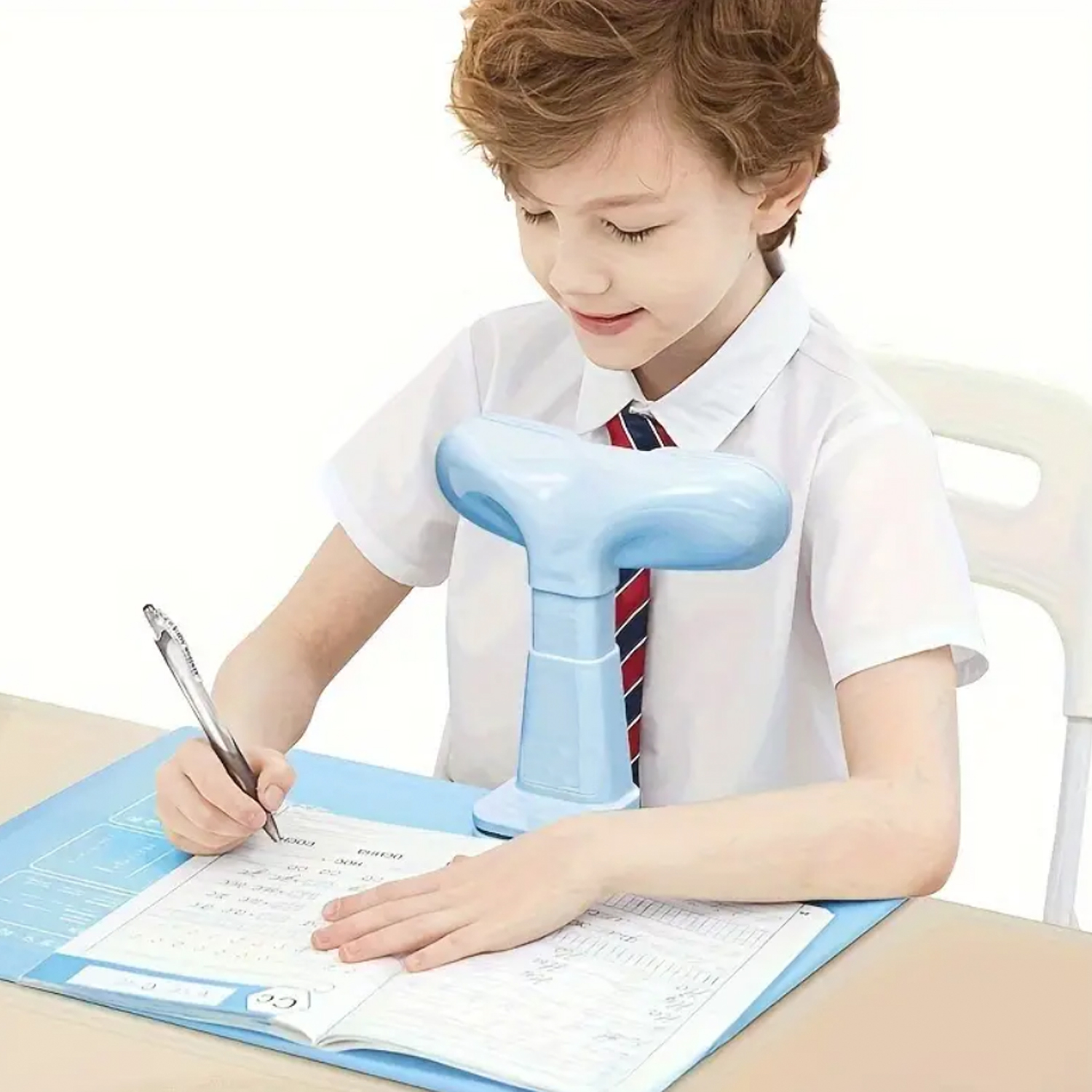 CORRECTOR MIABU POSTURA NIÑOS ESCRITORIO SENTADO ESPALDA PECHO - 2