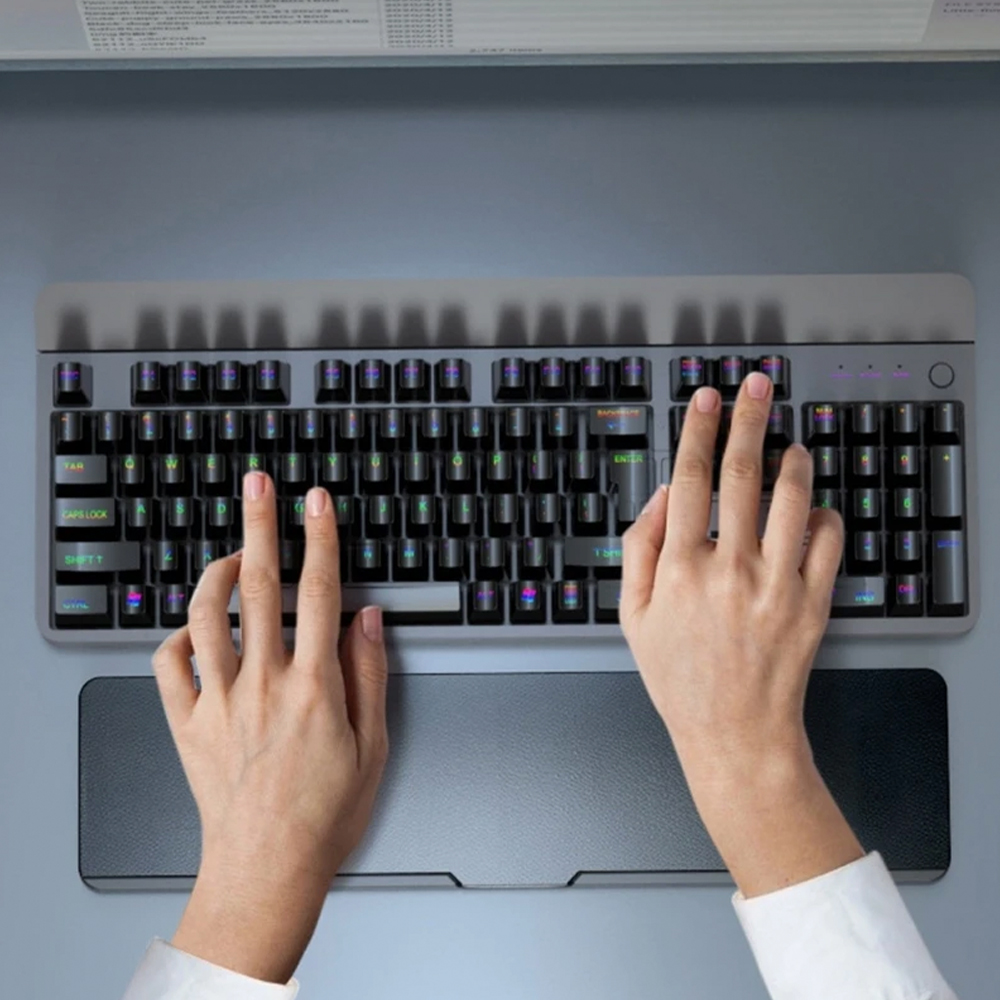APOYA MUÑECAS NEWO TECLADO CON ORGANIZADOR ESCRITORIO NW-REP40 - 3