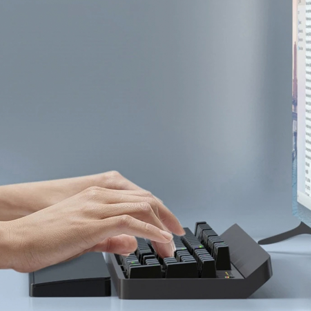 APOYA MUÑECAS NEWO TECLADO CON ORGANIZADOR ESCRITORIO NW-REP40 - 4