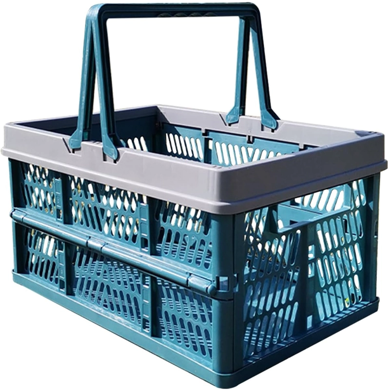 CANASTO PLEGABLE PICNIC CAJA ALMACENAMIENTO 44 X 30 CMS - 7