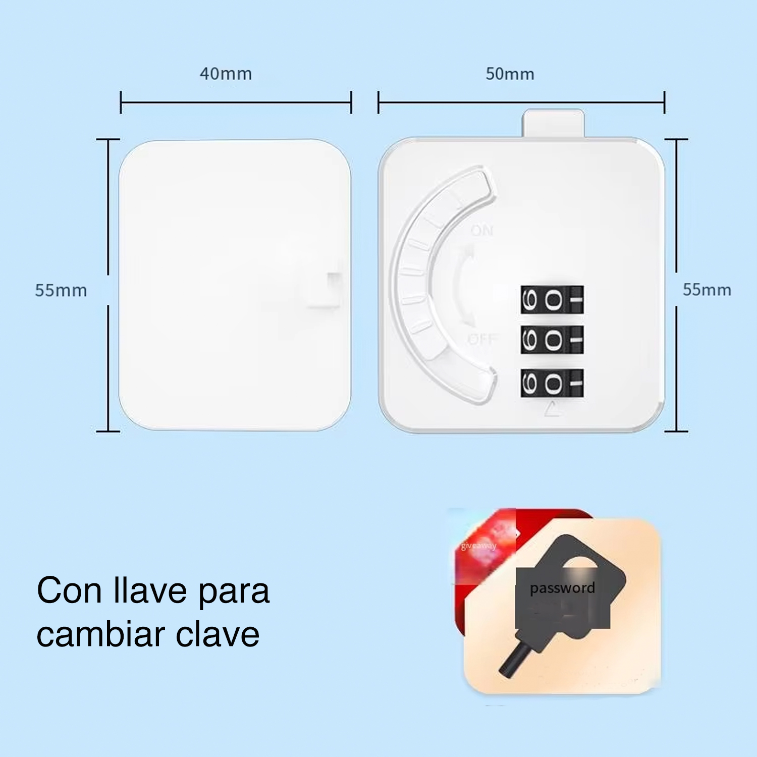 CERRADURA MIABU MIB-NCP77 MUEBLE PUERTA NIÑOS ADHESIVO CLAVE - 7