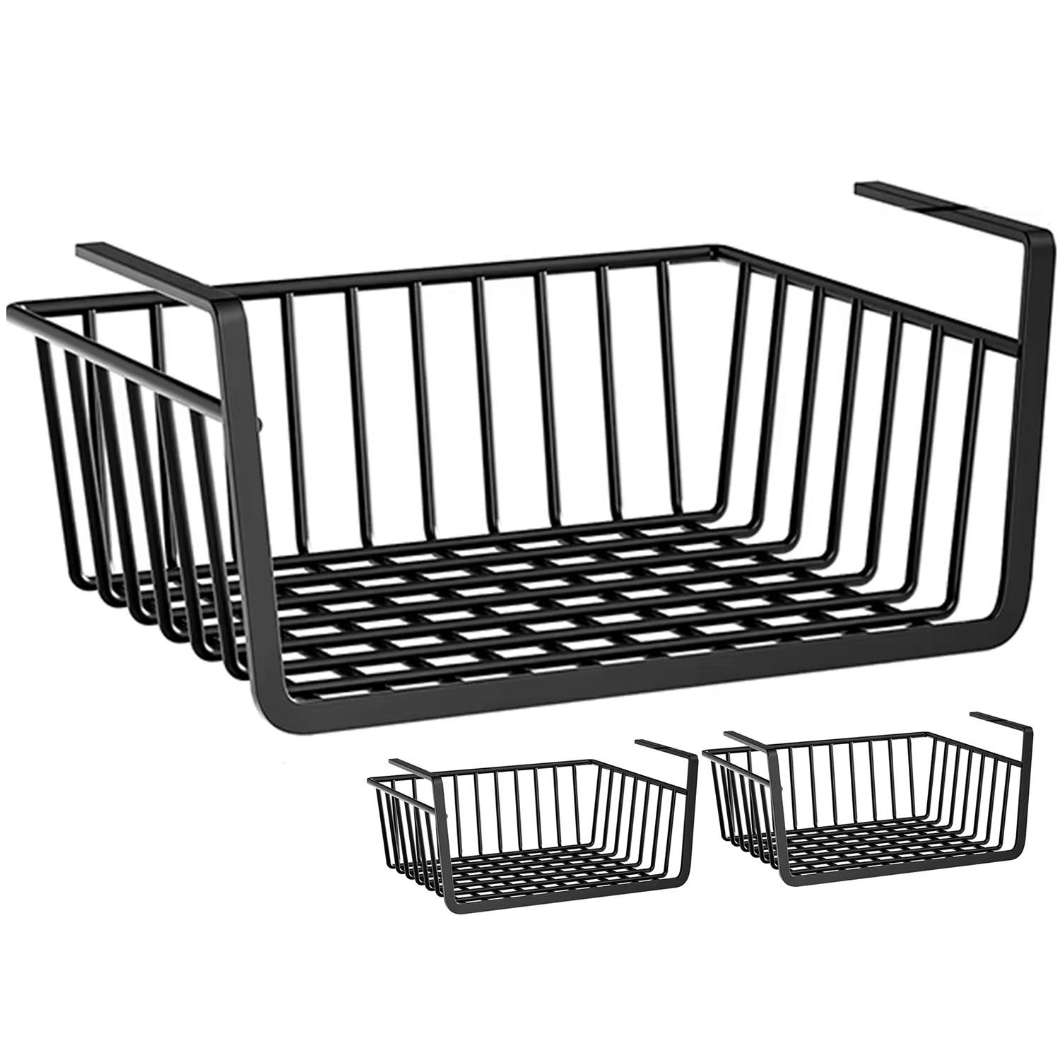 ORGANIZADOR COLGANTE MUEBLES CESTA ESCRITORIO PACK 3 - 1