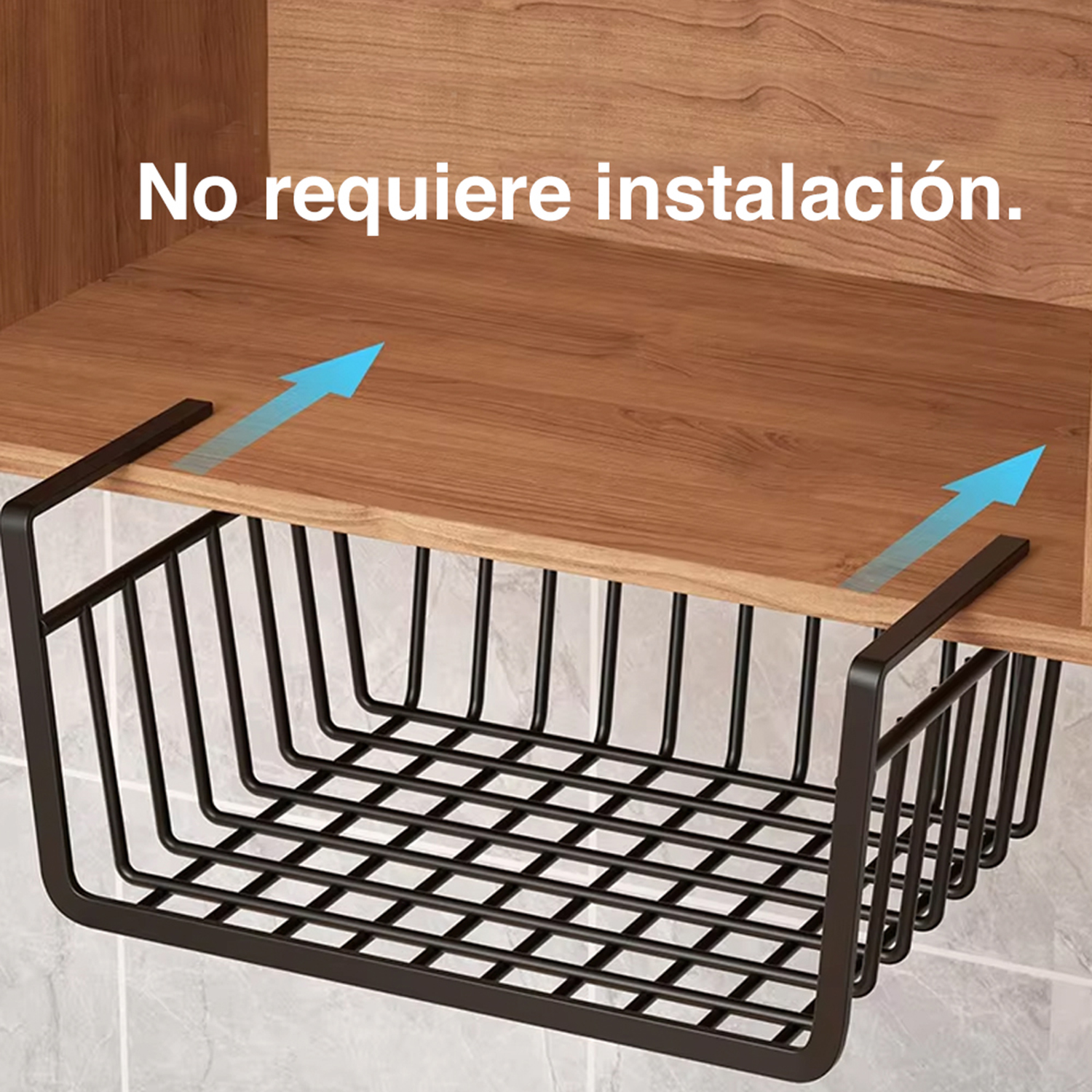 ORGANIZADOR COLGANTE MUEBLES CESTA ESCRITORIO PACK 3 - 2