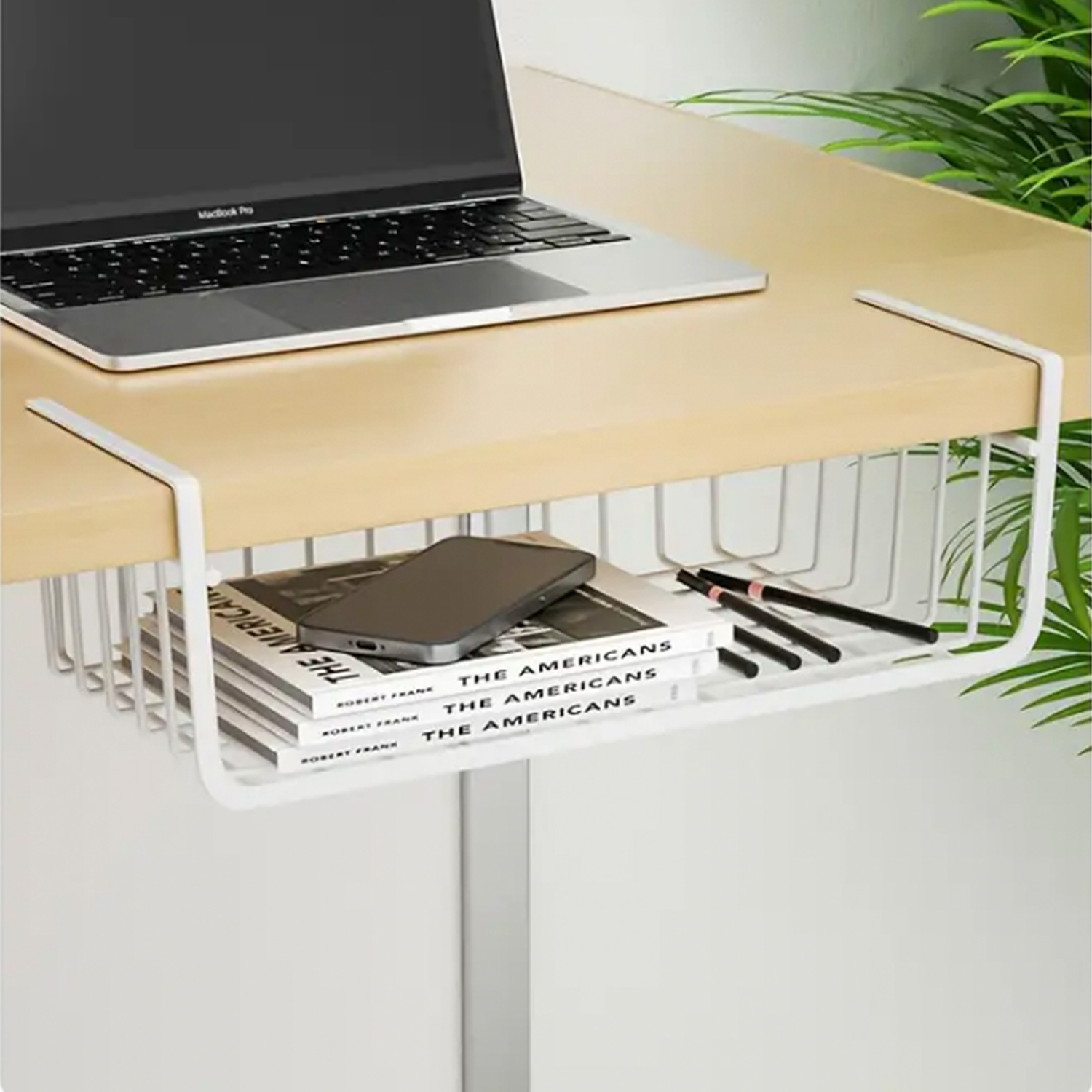 ORGANIZADOR COLGANTE MUEBLES CESTA ESCRITORIO PACK 3 - 5