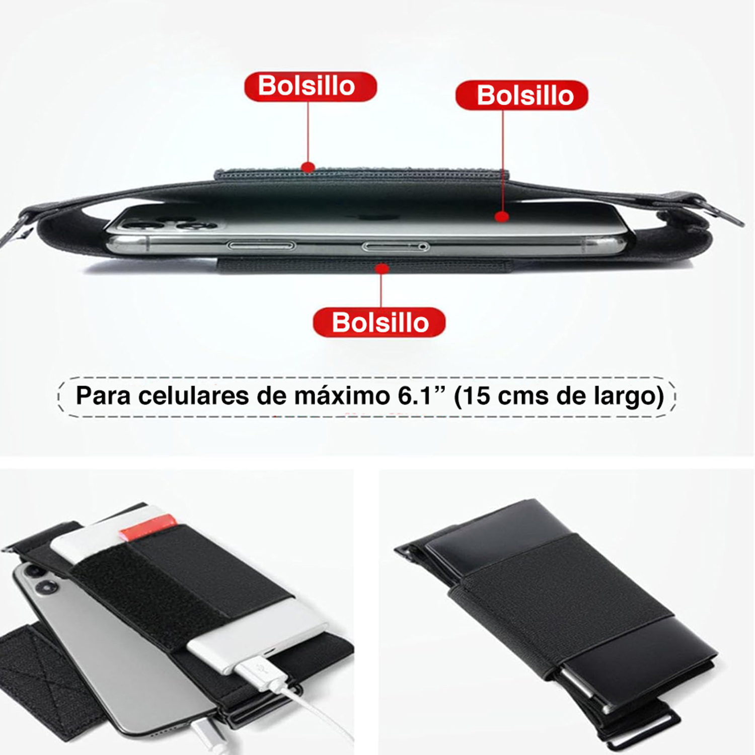 PORTA CELULAR NEWO NW-FC777 CINTURÓN PANTALÓN ESTUCHE FUNDA - 3