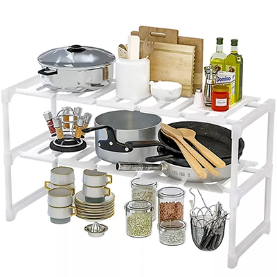 ORGANIZADOR MUEBLE COCINA LAVAPLATOS BAÑO AJUSTABLE - 1