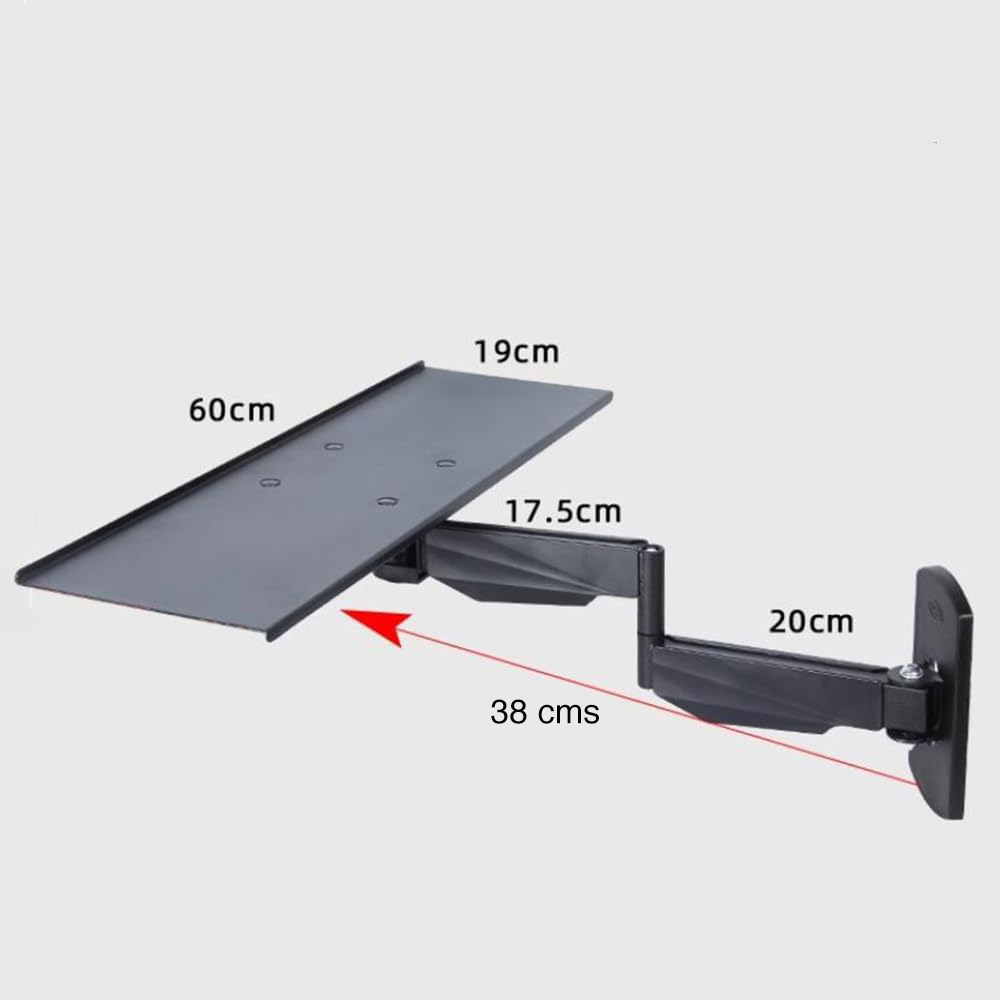 SOPORTE NEWO TECLADO PC PARED MURO BRAZO BANDEJA NW-B78 - 5