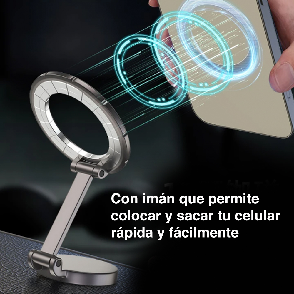 SOPORTE CELULAR NEWO NW-SR66 AUTOMÓVIL CON IMÁN PORTA CELULAR AUTO - 5