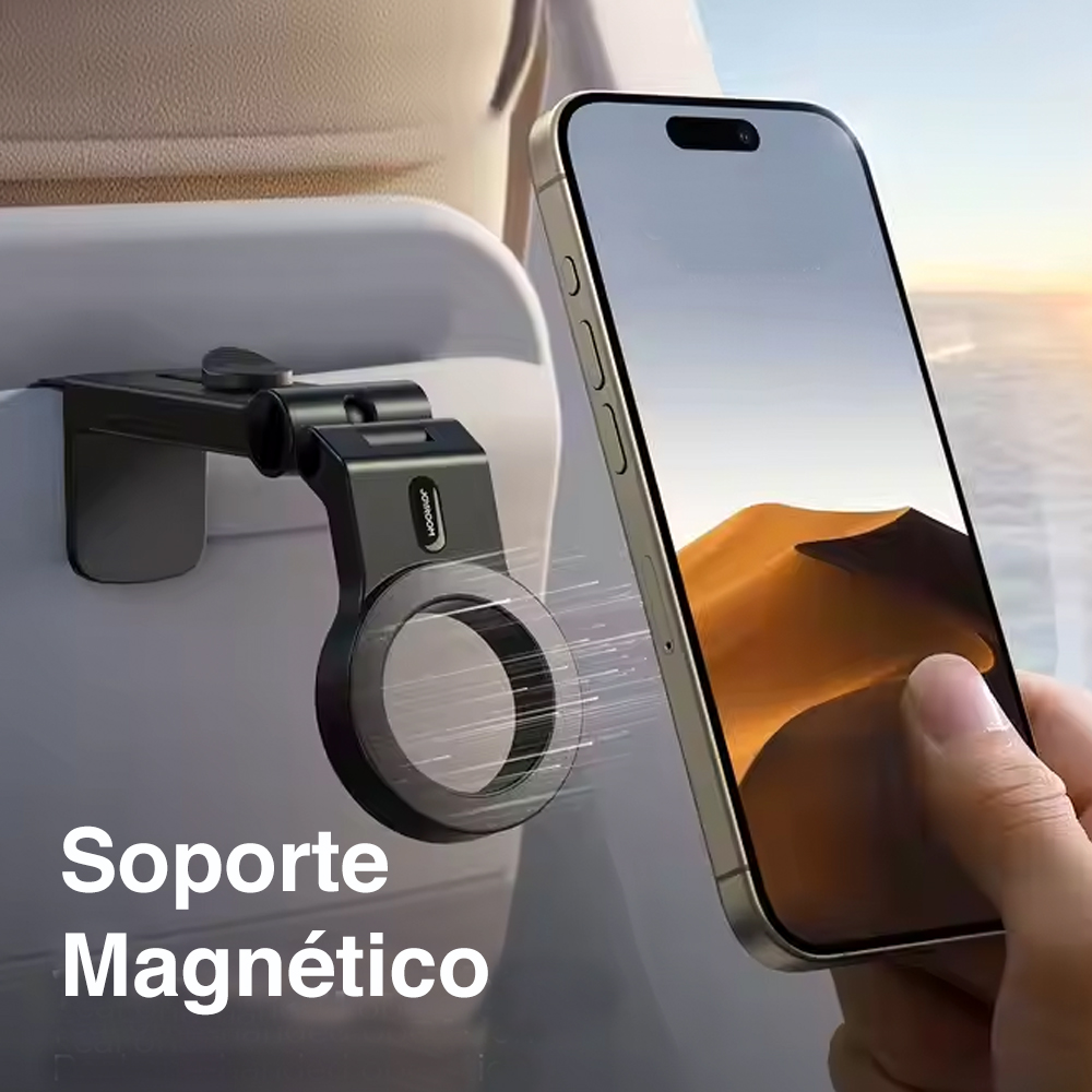 SOPORTE CELULAR JOYROOM JR-ZS365 AVIÓN VIAJES PARA BORDES CON PRENSA - 4