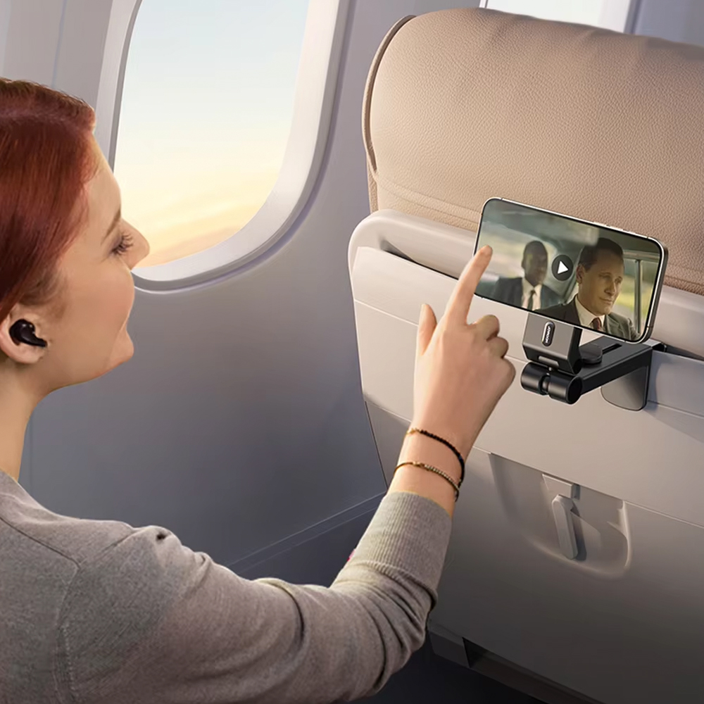 SOPORTE CELULAR JOYROOM JR-ZS365 AVIÓN VIAJES PARA BORDES CON PRENSA - 6