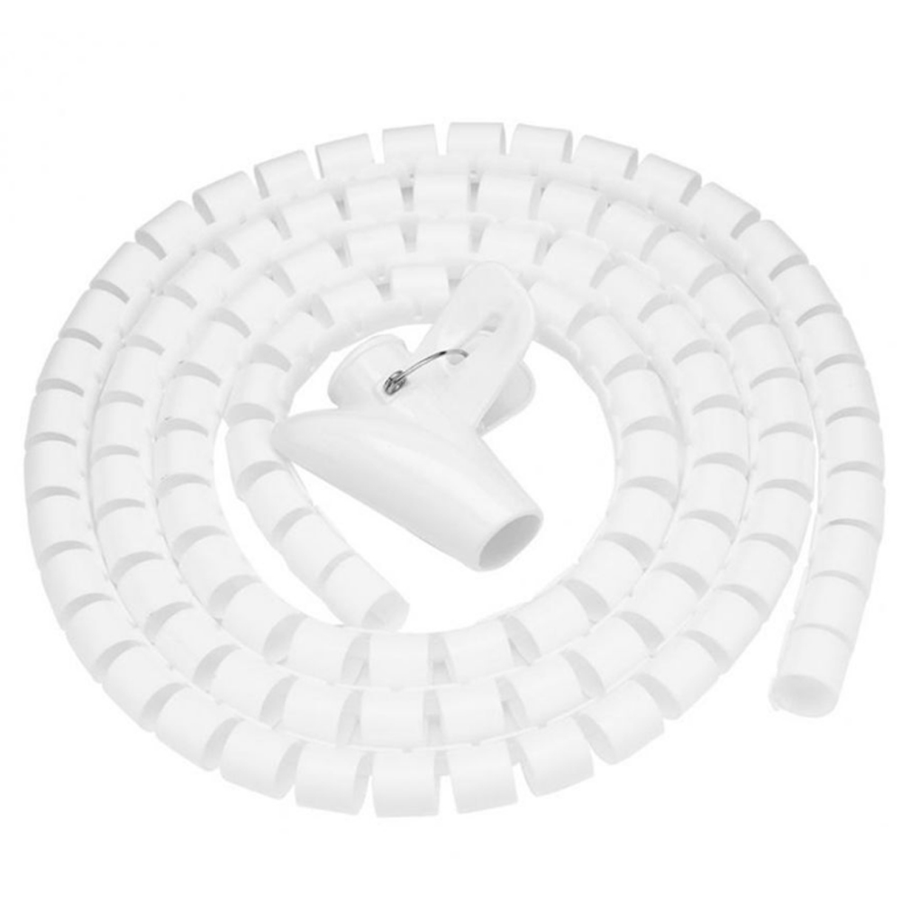 PROTECTOR DE CABLES ELECTRICOS 2 MTS BLANCO - 1