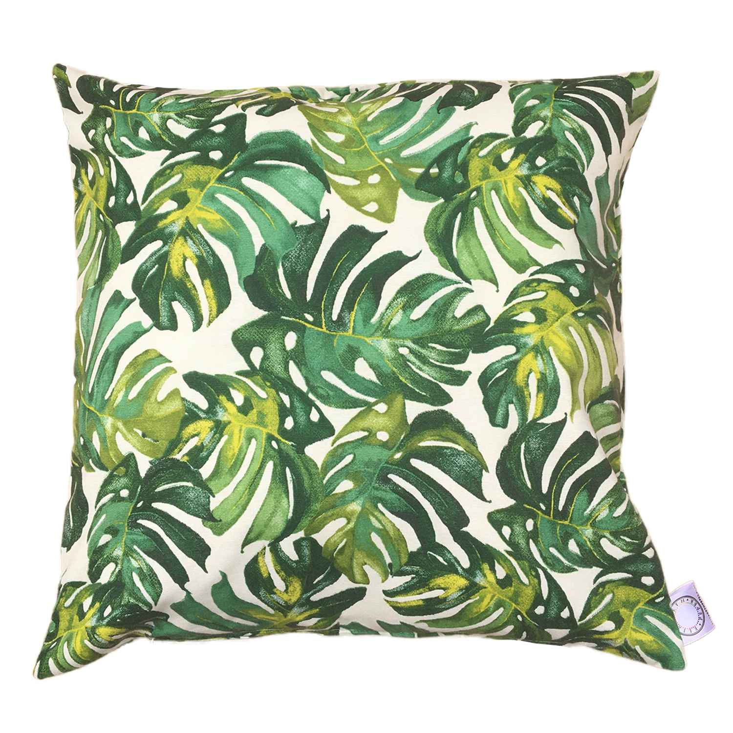 FUNDA ELIZABETH PEPER COJIN DISEÑO PLANTAS S 45 X 45 CM VERDE - 1