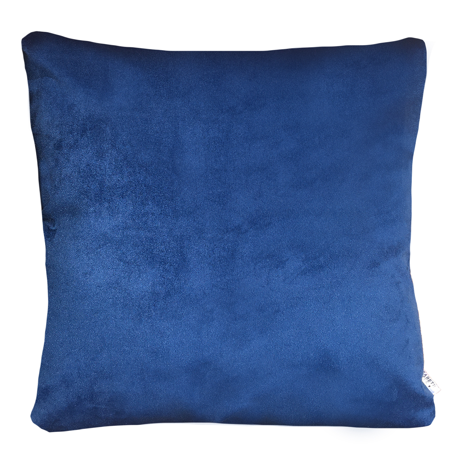 FUNDA ELIZABETH PEPER COJIN DECORATIVO DISEÑO 60 X 60 CM AZUL MARINO - 1