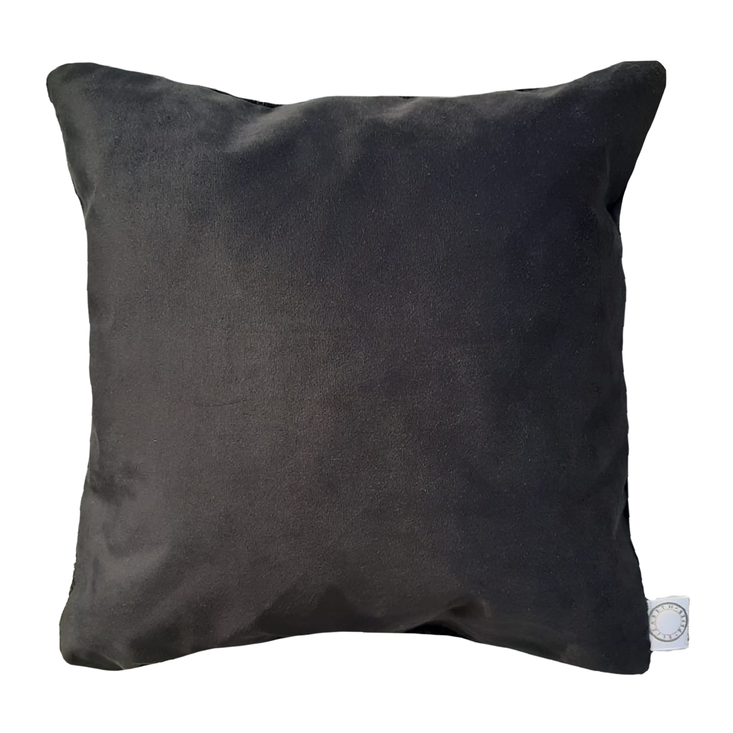 FUNDA ELIZABETH PEPER COJIN DECORATIVO DISEÑO SUAVE 60 X 60 CM NEGRO - 1