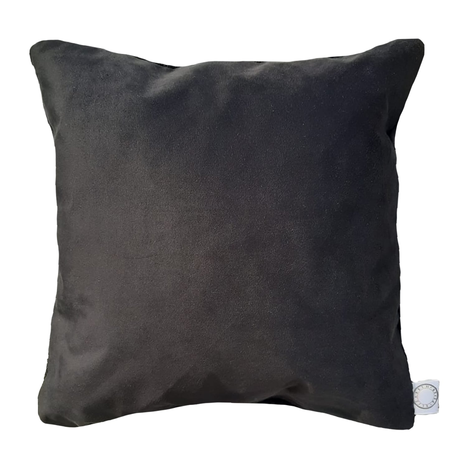 COJÍN ELIZABETH PEPER DECORATIVO DISEÑO SUAVE RELLENO 60 X 60 CM NEGRO - 1