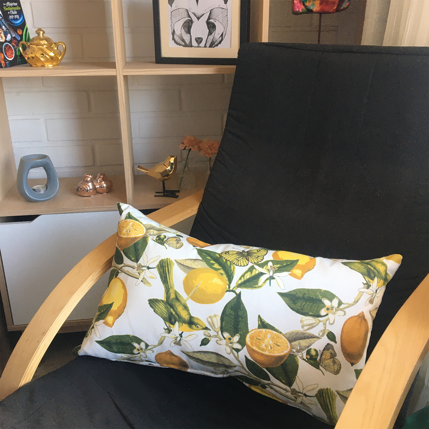 FUNDA ELIZABETH PEPER COJIN DECORATIVO LIMONES 50 X 30 CM AMARILLO VERDE - 4