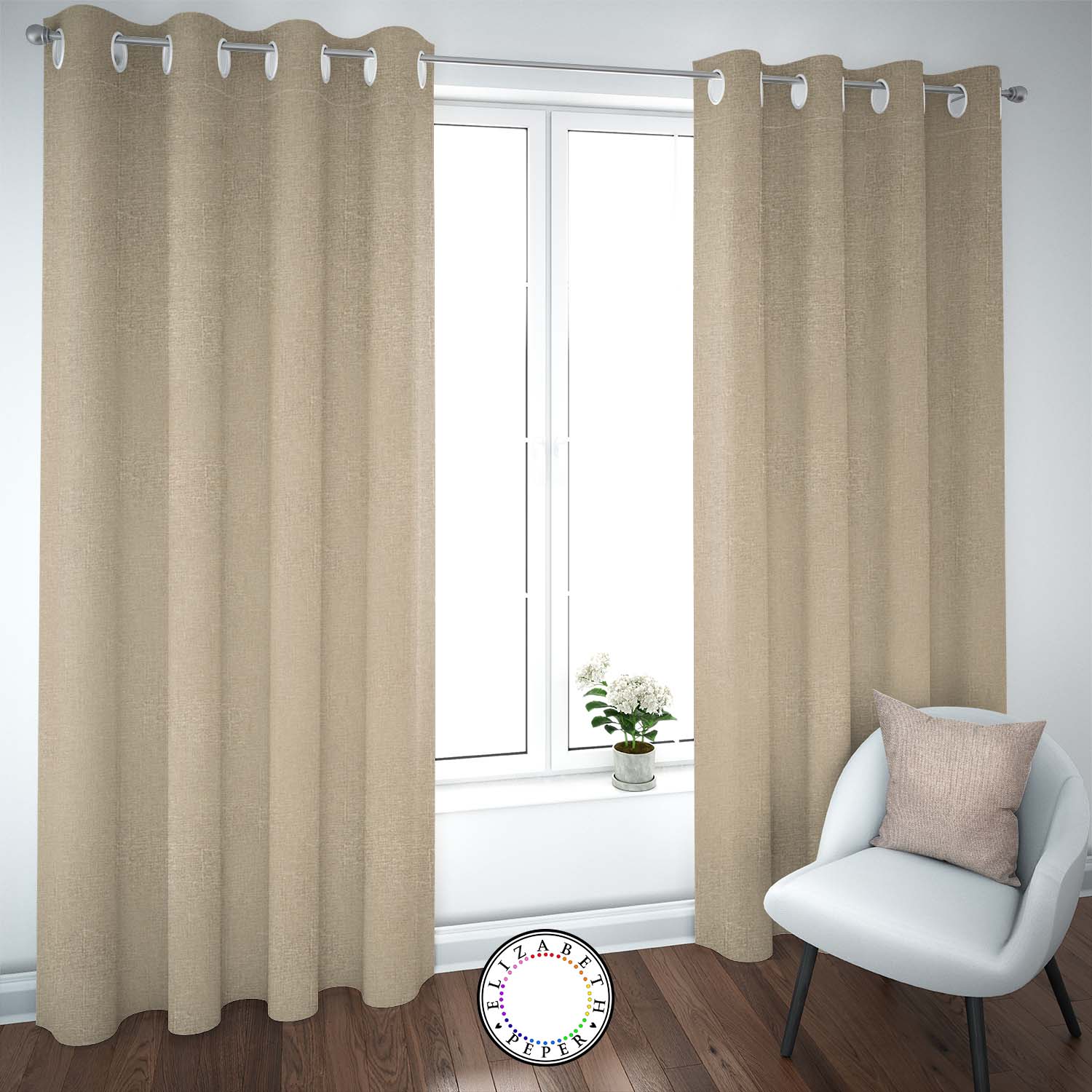 SET DE CORTINAS BLACKOUT 2 PAÑOS DE 140 X 220 CM - 1
