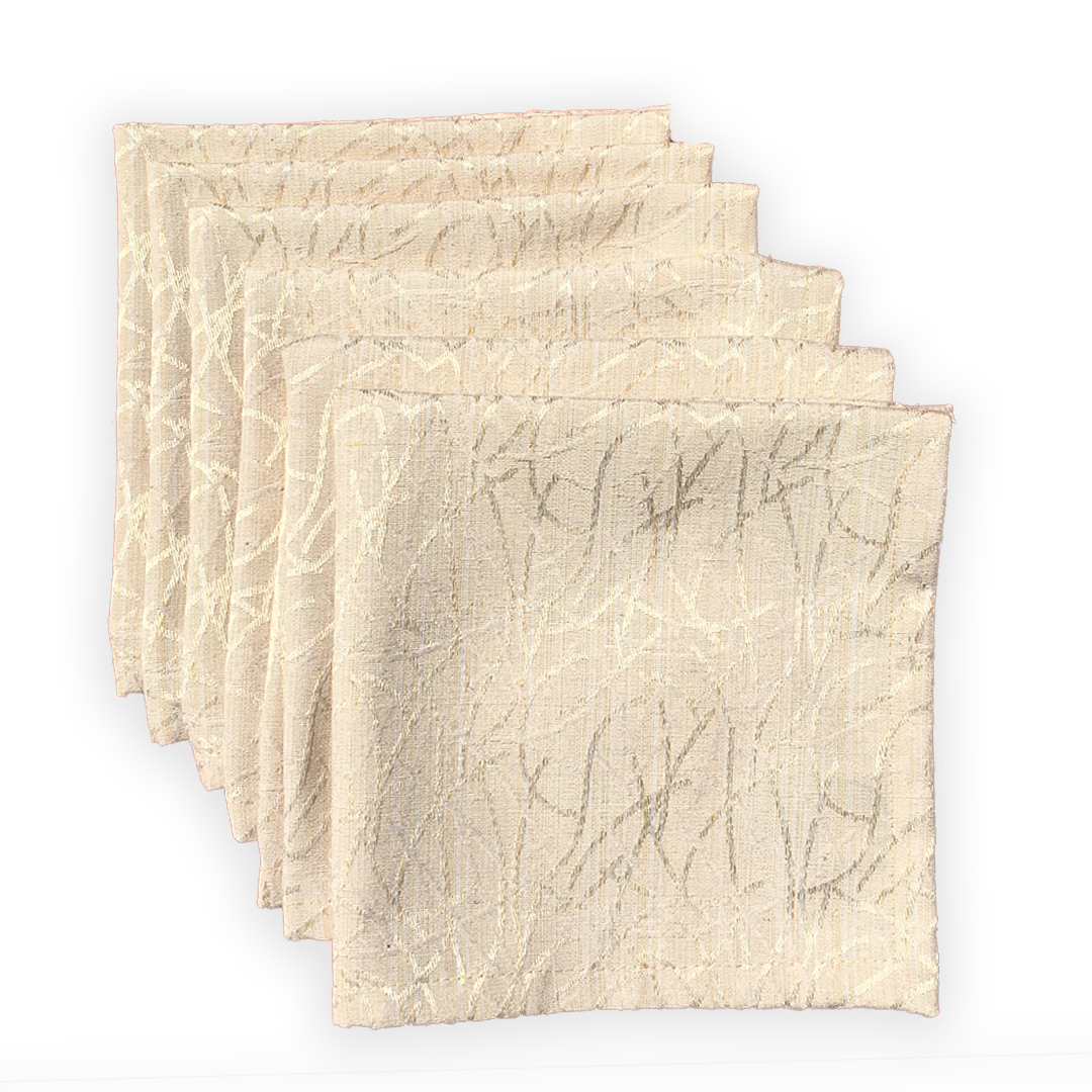JUEGO 6 SERVILLETAS ELIZABETH PEPER TELA 40X40 - 1