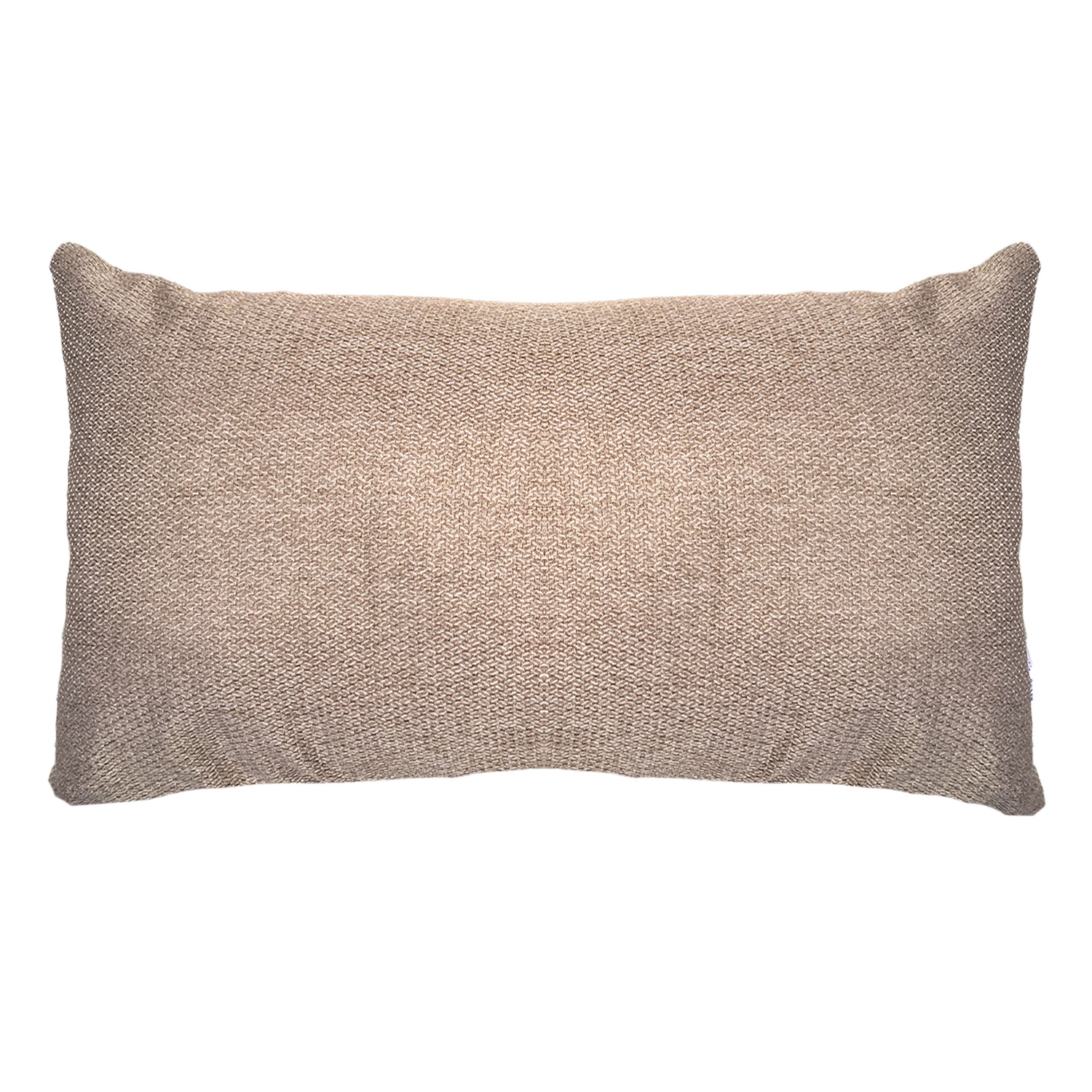 COJÍN ELIZABETH PEPER DECORATIVO DISEÑO LINO OSCURO RELLENO 30 X 50 CM BEIGE - 1