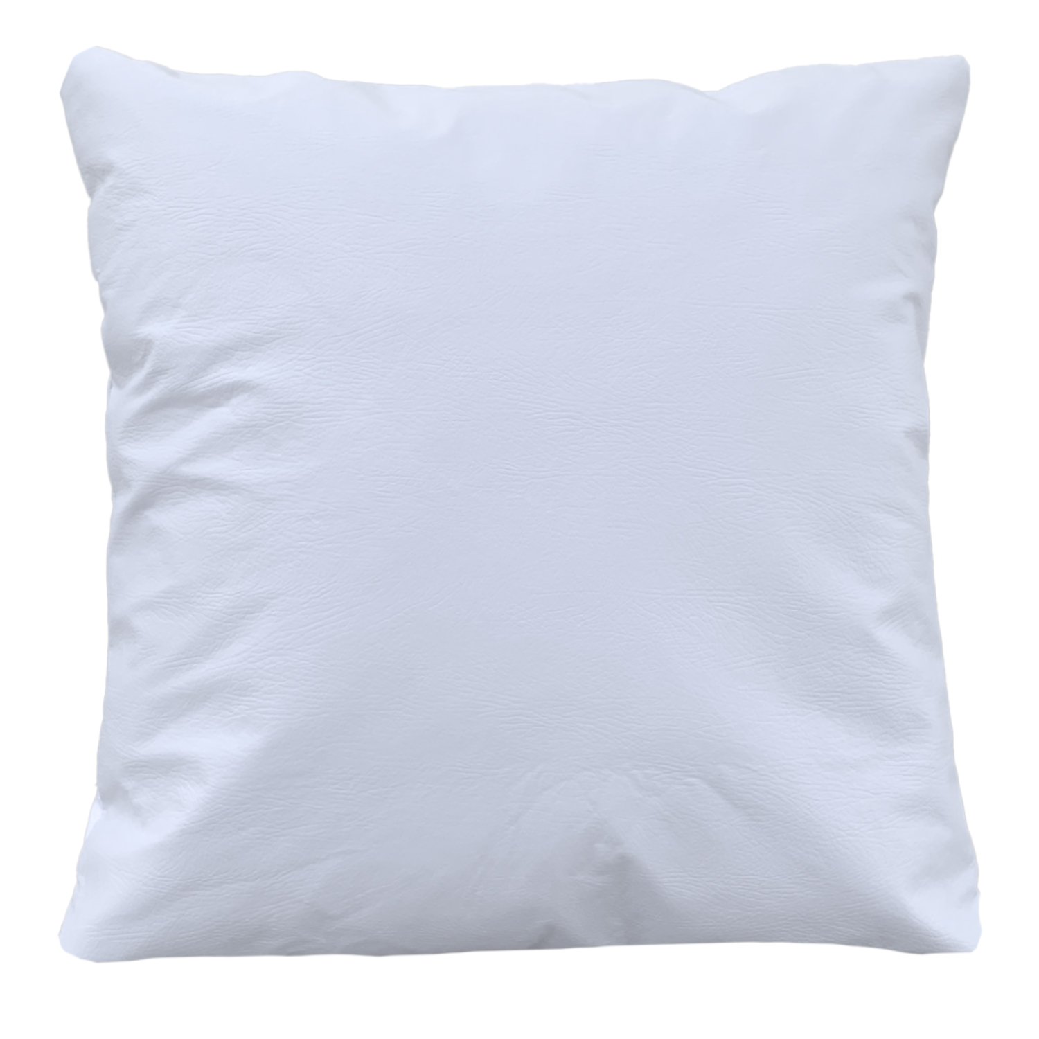 FUNDA COJÍN ELIZABETH PEPER DECORATIVO ECOCUERO 50 X 50 CM BLANCO - 1