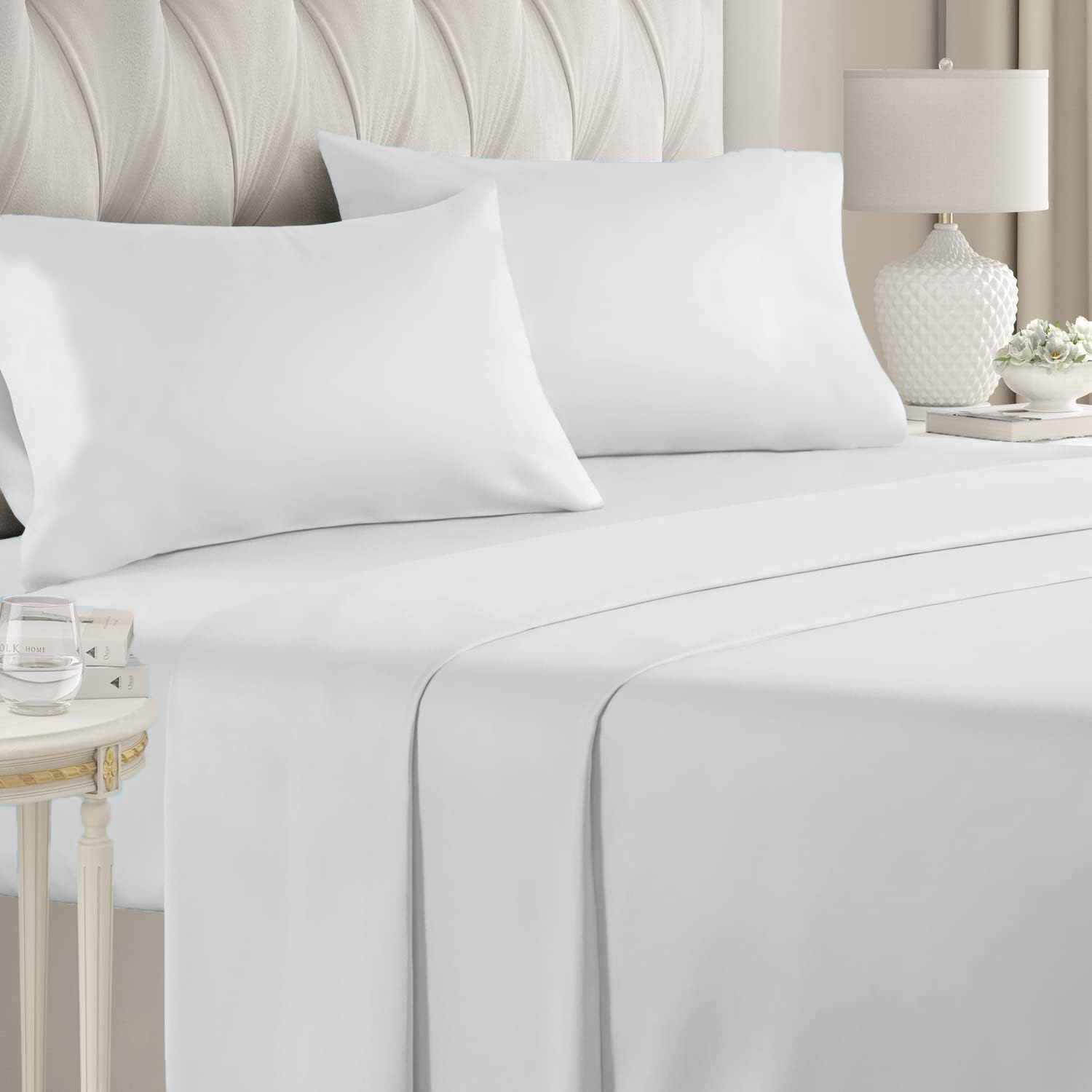 Spannbettlaken Euro Kingsize – 160x200 Cm, 13 Box, Polycotton 200 Fadendichte | Bequem & Pflegeleicht Spannbettlaken Euro Kingsize – 160x200 Cm, 13 Box, Polycotton 200 Fadendichte | Bequem & Pflegeleicht