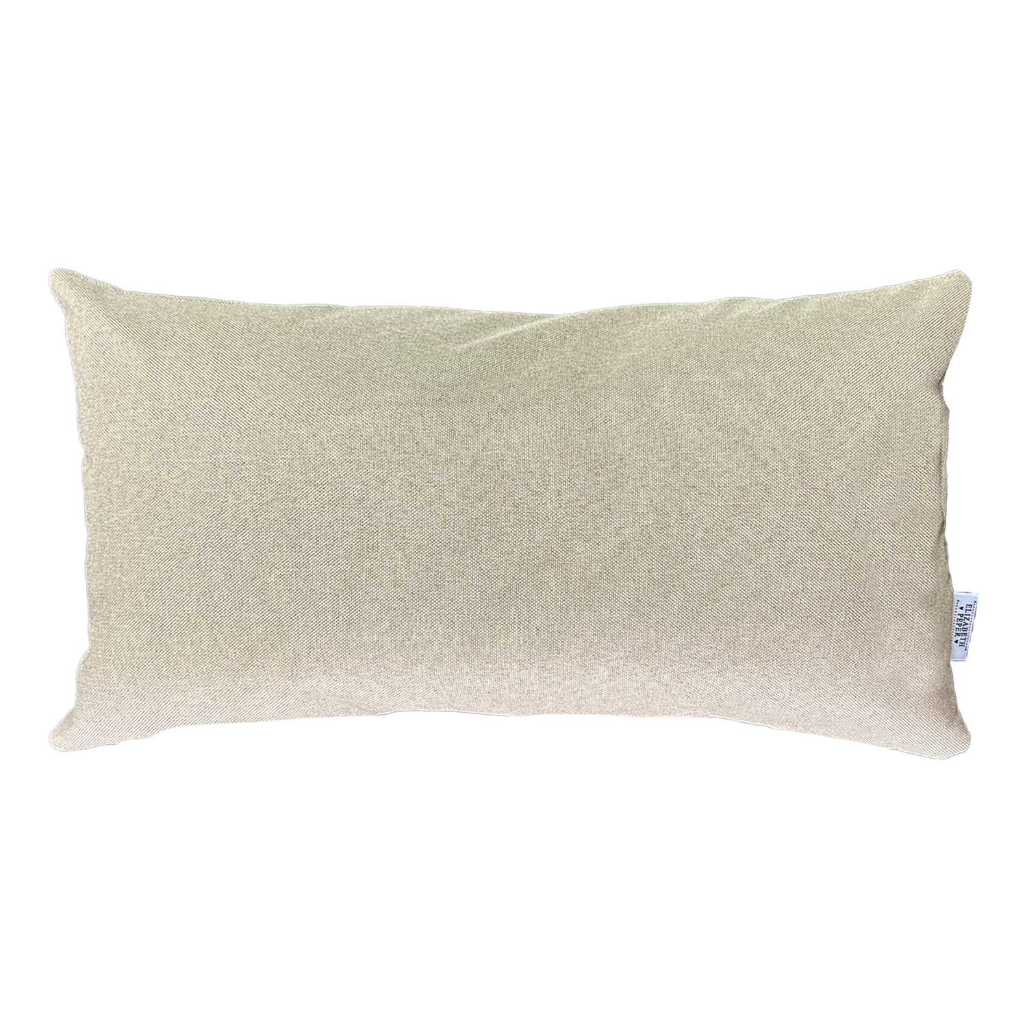 FUNDA COJÍN ELIZABETH PEPER DECORATIVO DISEÑO LINO TOKYO 60 X 40 CM BEIGE - 1