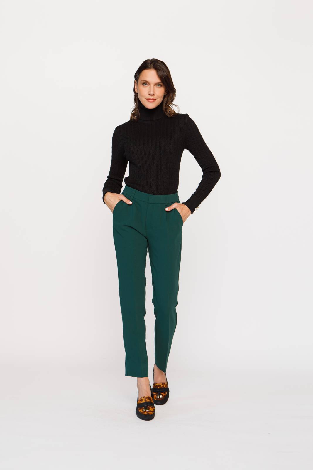 PANTALON MUJER LE CIVETTE VERDE CAYETANA - 1