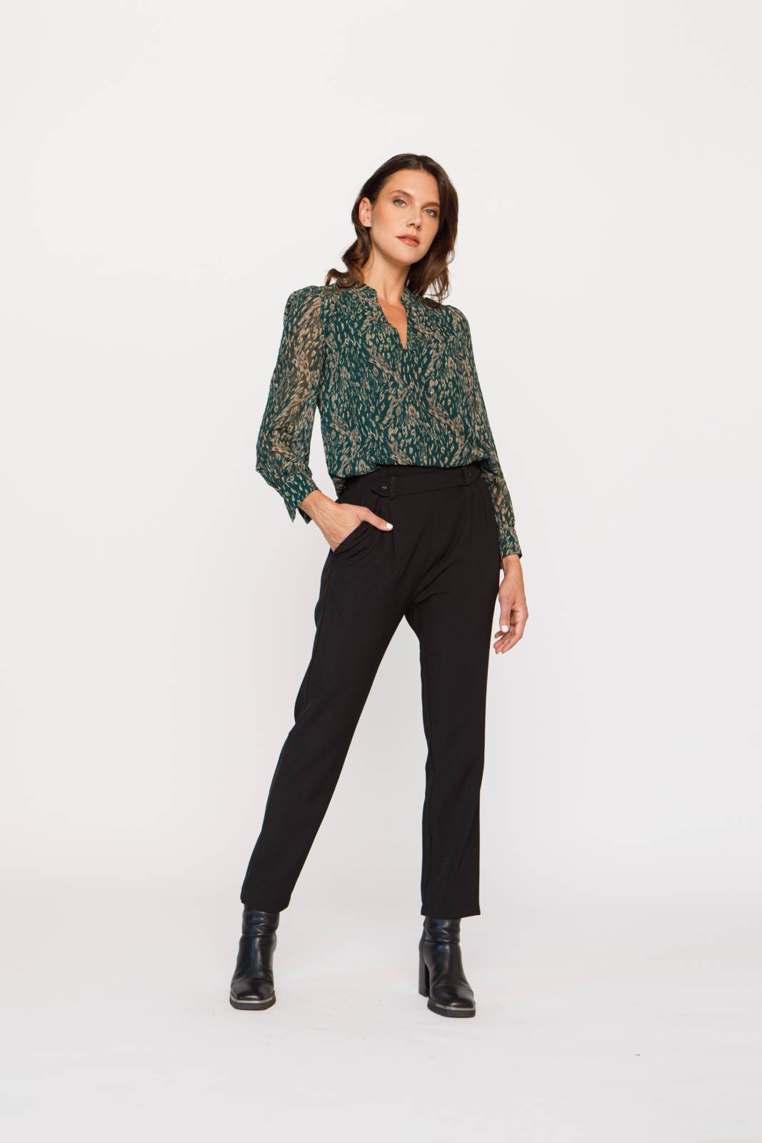 PANTALON MUJER LE CIVETTE NEGRO AMIRA - 1