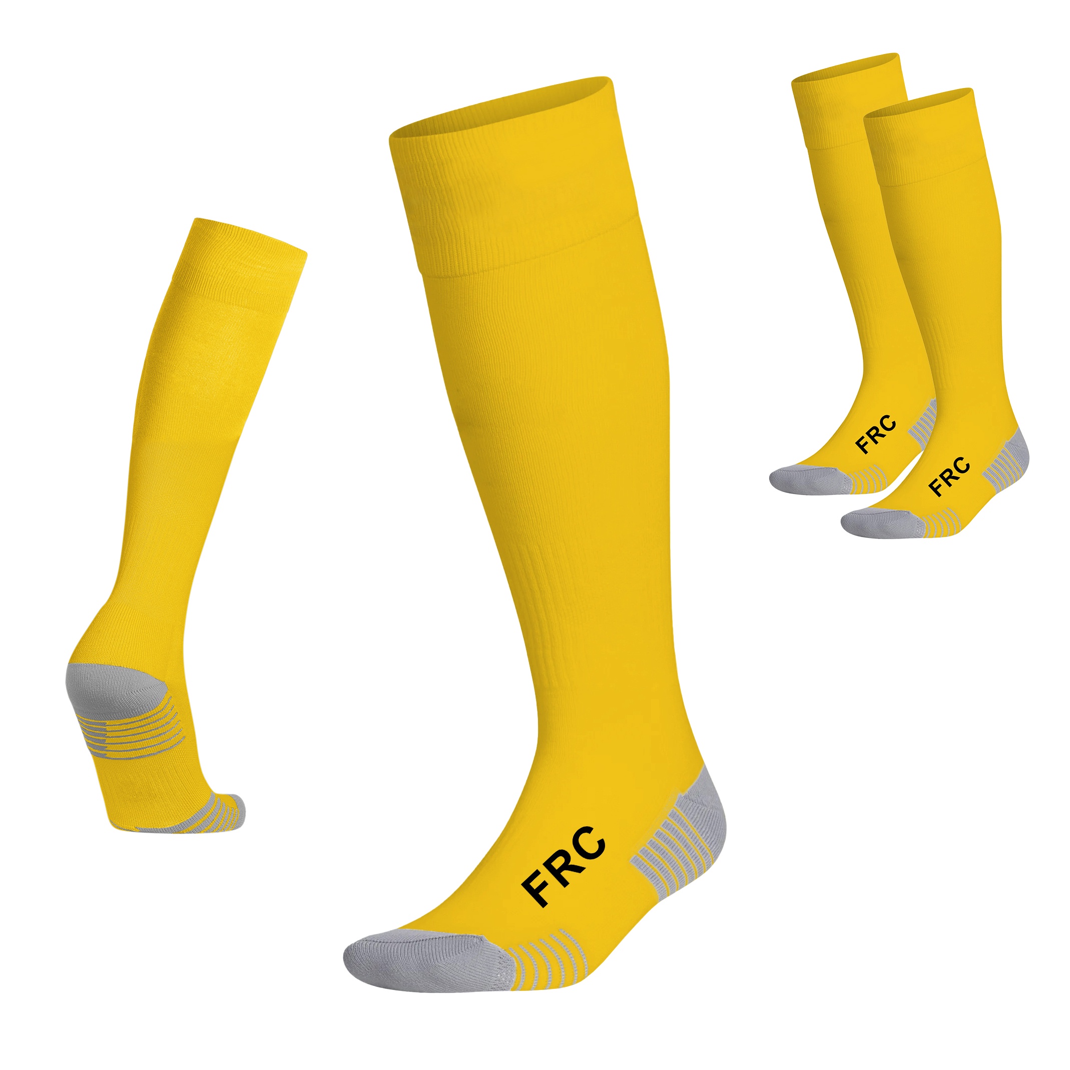 2 PARES MEDIAS DEPORTIVAS FUTBOL UNISEX FORCE FRC ADULTO - 2