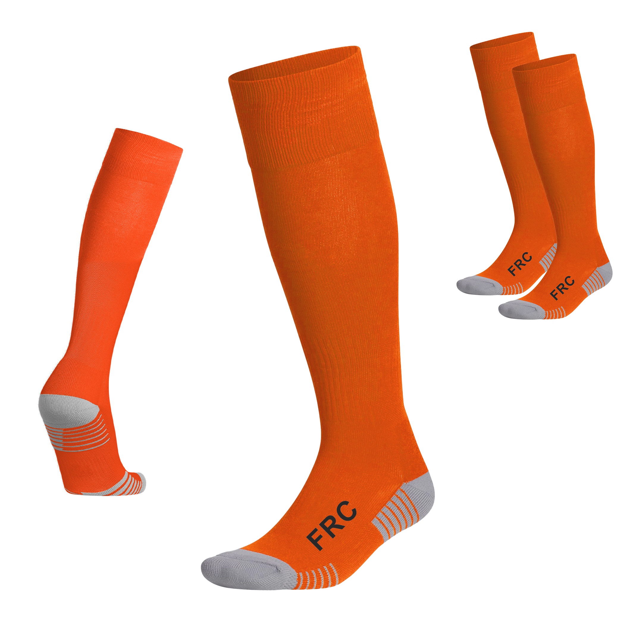 2 PARES MEDIAS DEPORTIVAS FUTBOL UNISEX FORCE FRC ADULTO - 2