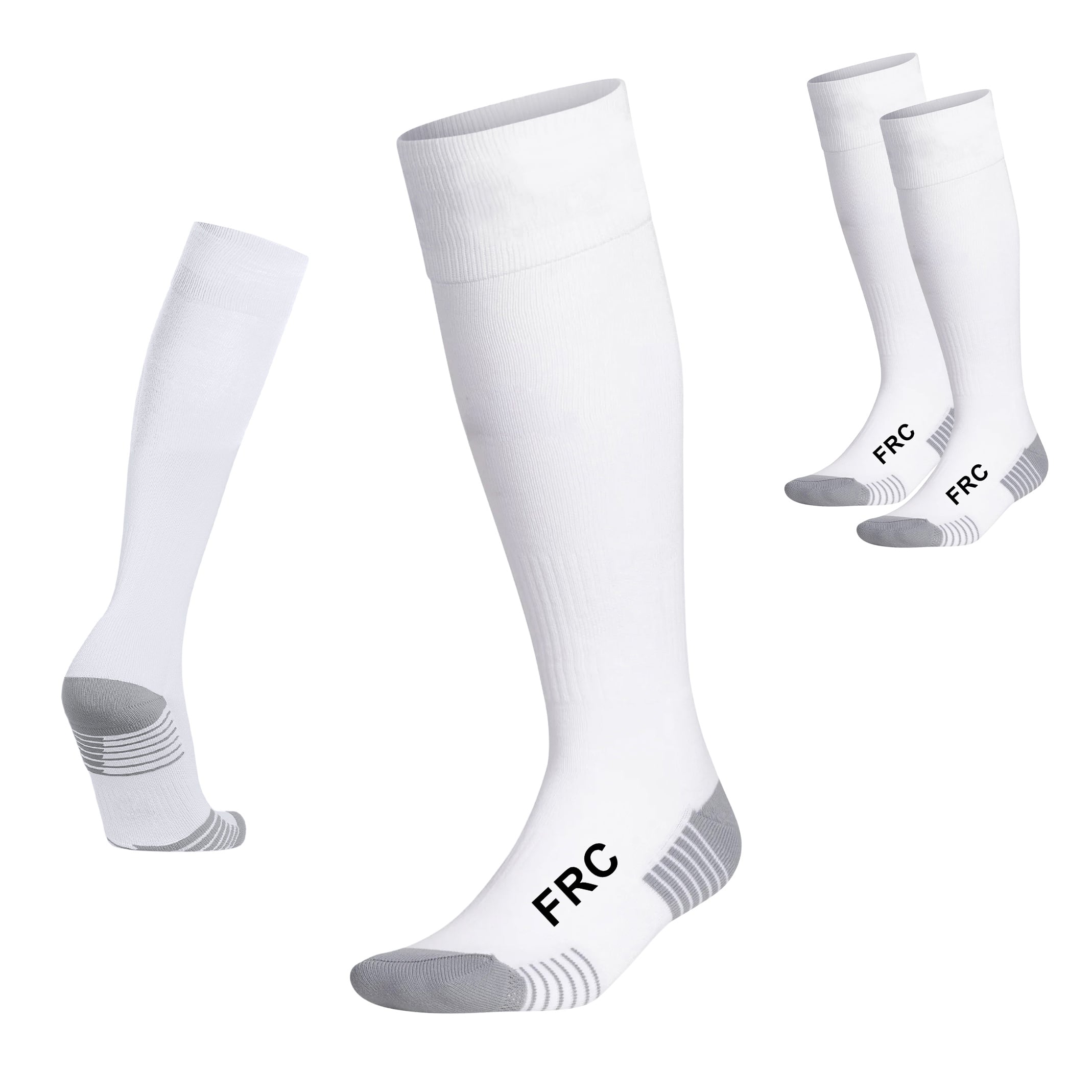 2 PARES MEDIAS DEPORTIVAS FUTBOL UNISEX FORCE FRC ADULTO - 2