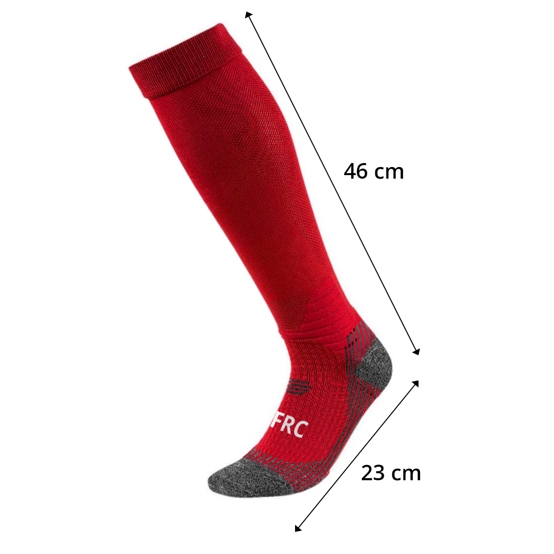 2 PARES MEDIAS DEPORTIVAS FUTBOL UNISEX FORCE PREMIUM FRC ADULTO - 2