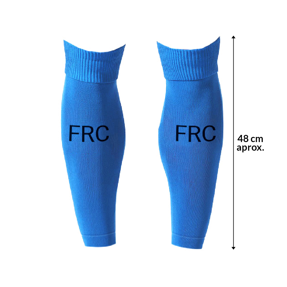 2 PARES MEDIAS DEPORTIVAS FUTBOL UNISEX FORCE FRC SIN PIE - 2