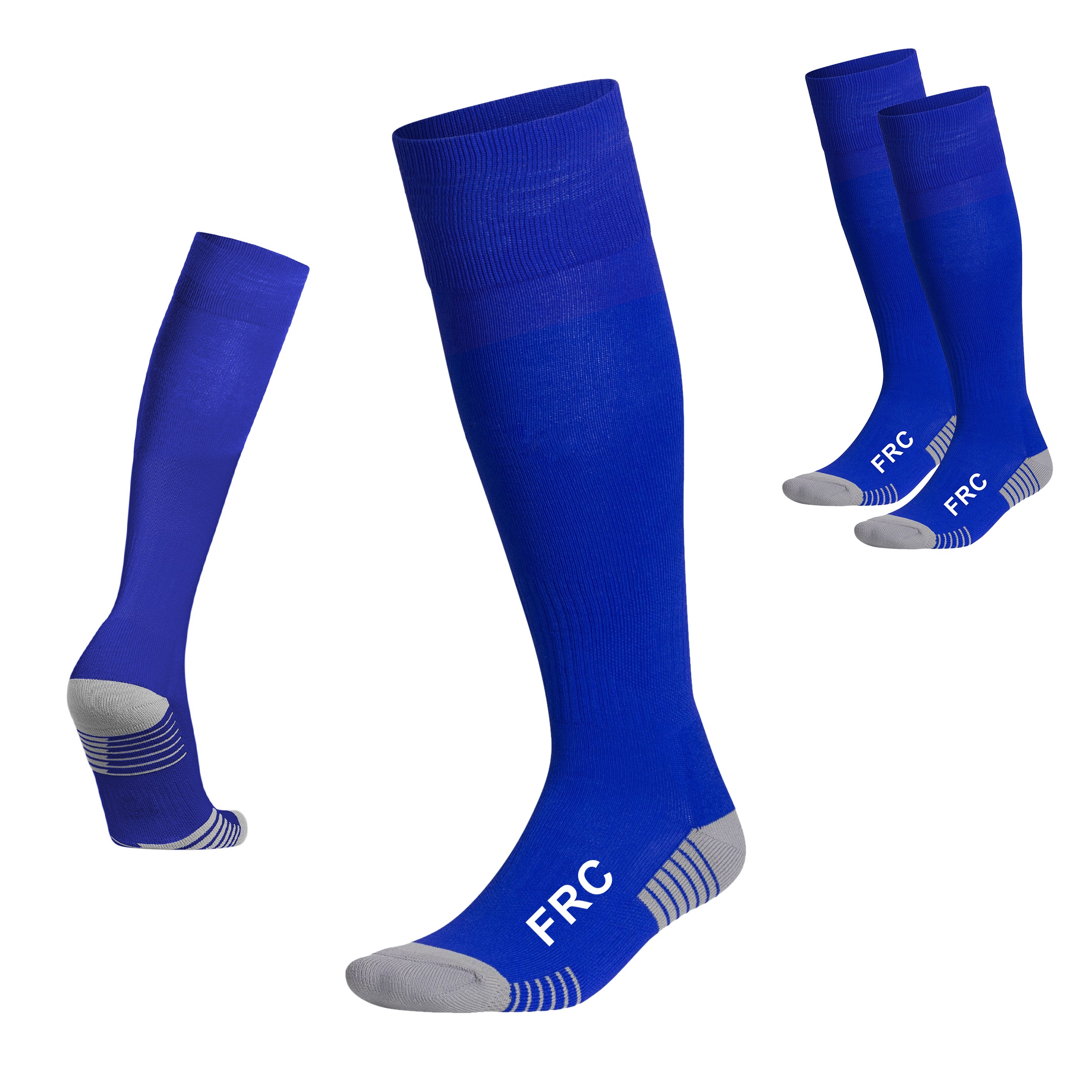 2 PARES MEDIAS DEPORTIVAS FUTBOL UNISEX FORCE FRC INFANTIL - 2