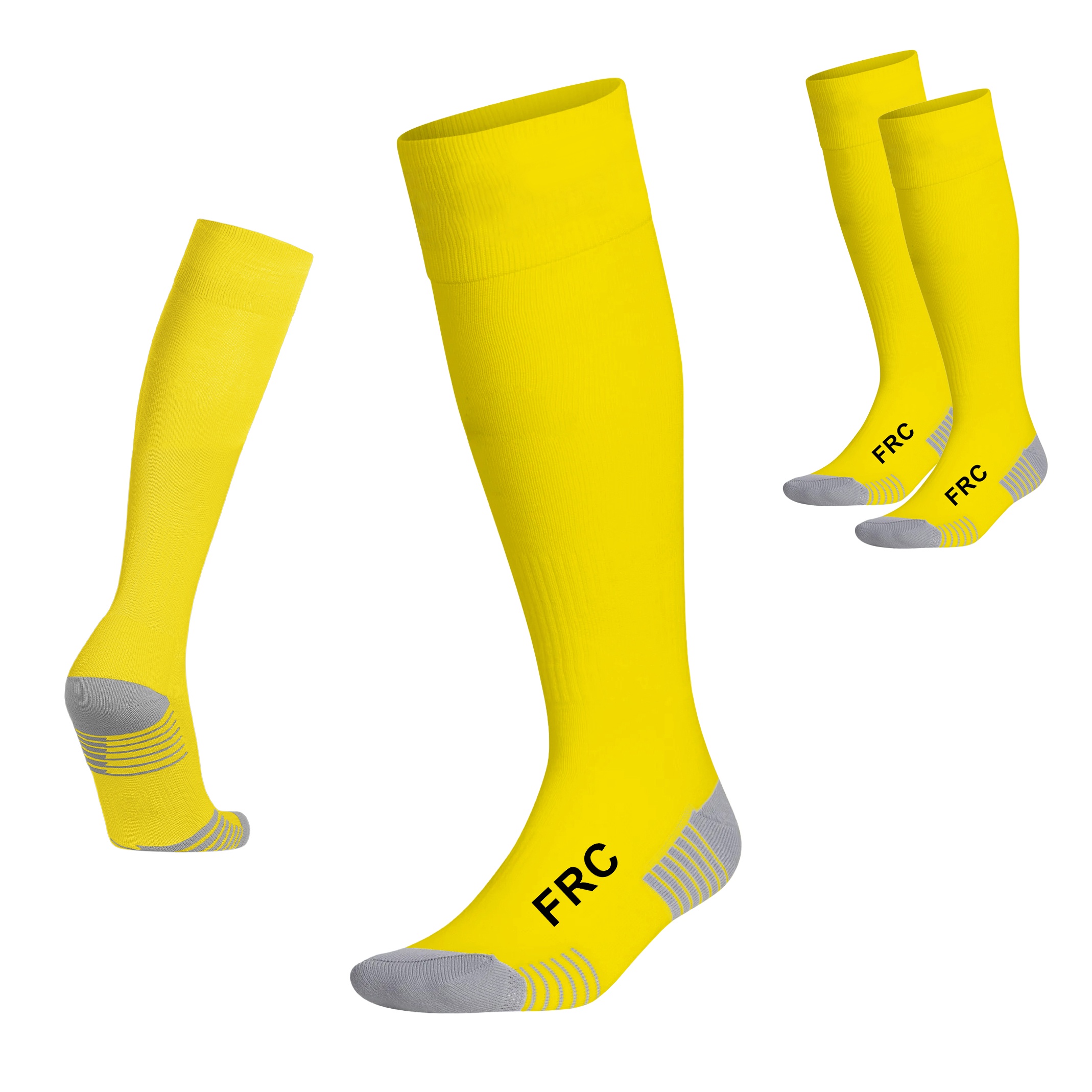 2 PARES MEDIAS DEPORTIVAS FUTBOL UNISEX FORCE FRC INFANTIL - 2