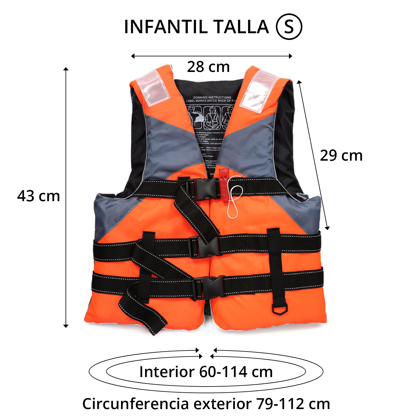 CHALECO SALVAVIDAS FRC NIÑO - 3