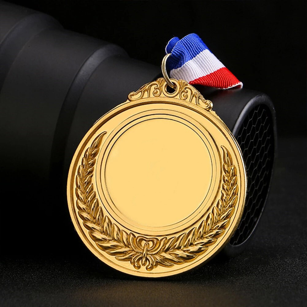3 UNIDADES MEDALLA PARA PREMIACIÓN DEPORTIVA 5 CM DORADA - 2