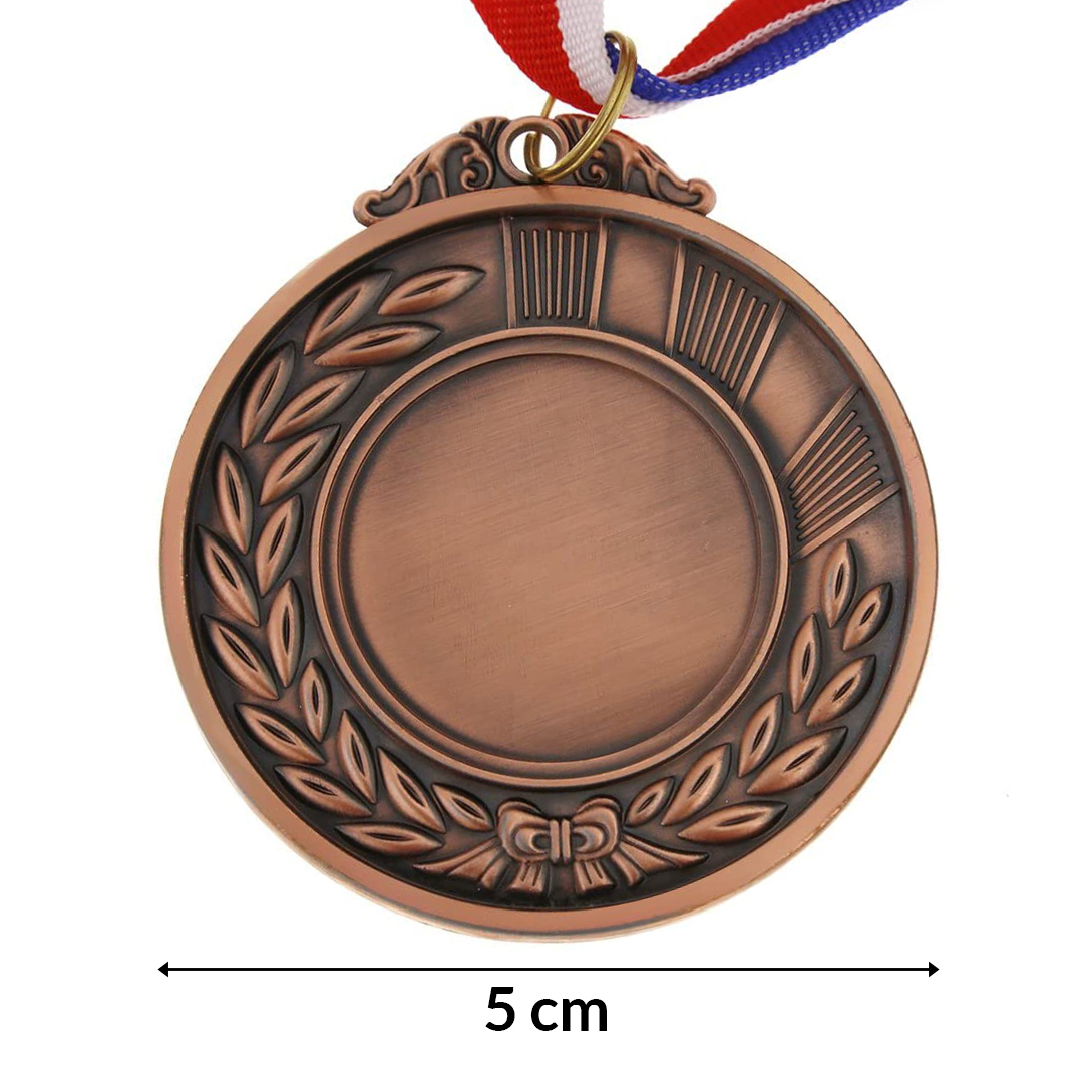 3 UNIDADES MEDALLA PARA PREMIACIÓN DEPORTIVA 5 CM DORADA - 4