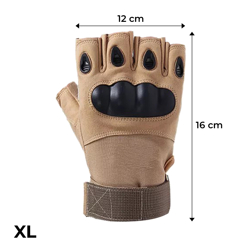 GUANTES FORCE TÁCTICOS DEDOS CORTOS - 2