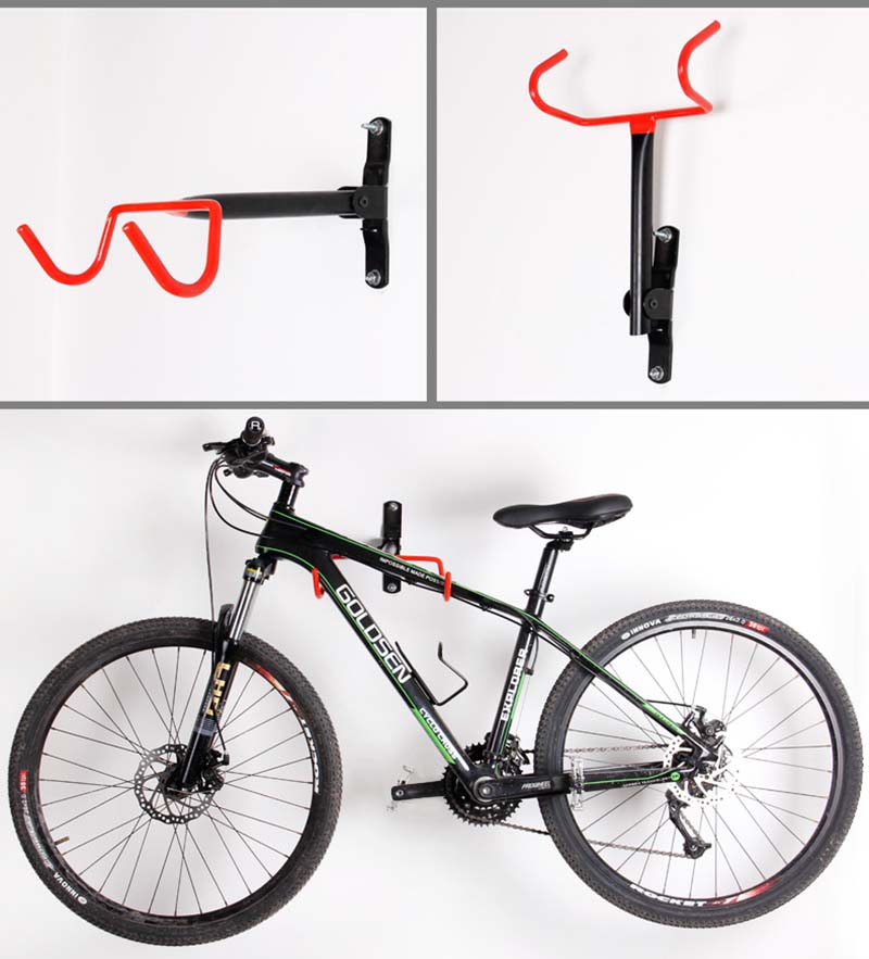 GANCHO PARA COLGAR BICICLETA ROJO - 5