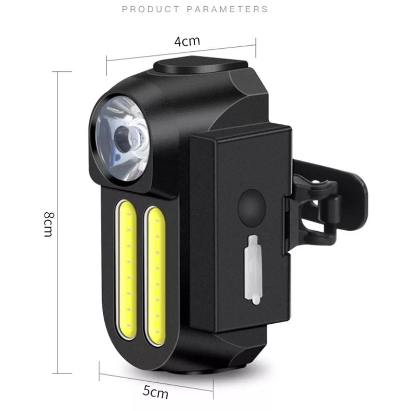 LUZ DOBLE LED FORCE PARA BICICLETA RECARGABLE - 2