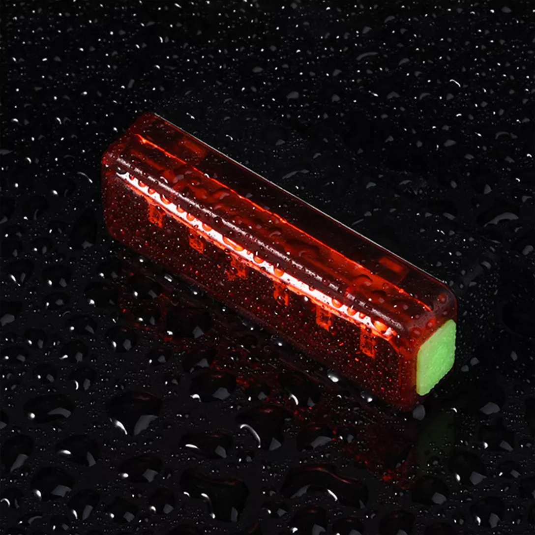 LUZ LED FORCE PARA BICICLETA RECARGABLE ROJA - 3