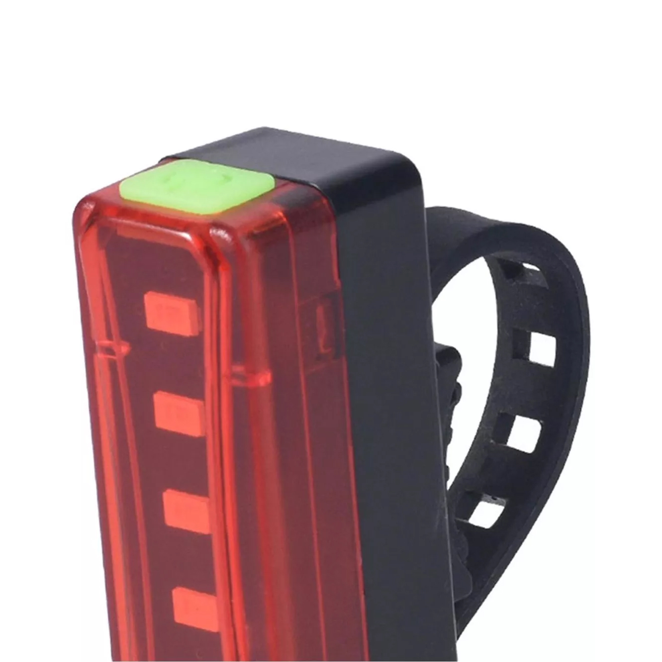 LUZ LED FORCE PARA BICICLETA RECARGABLE ROJA - 4