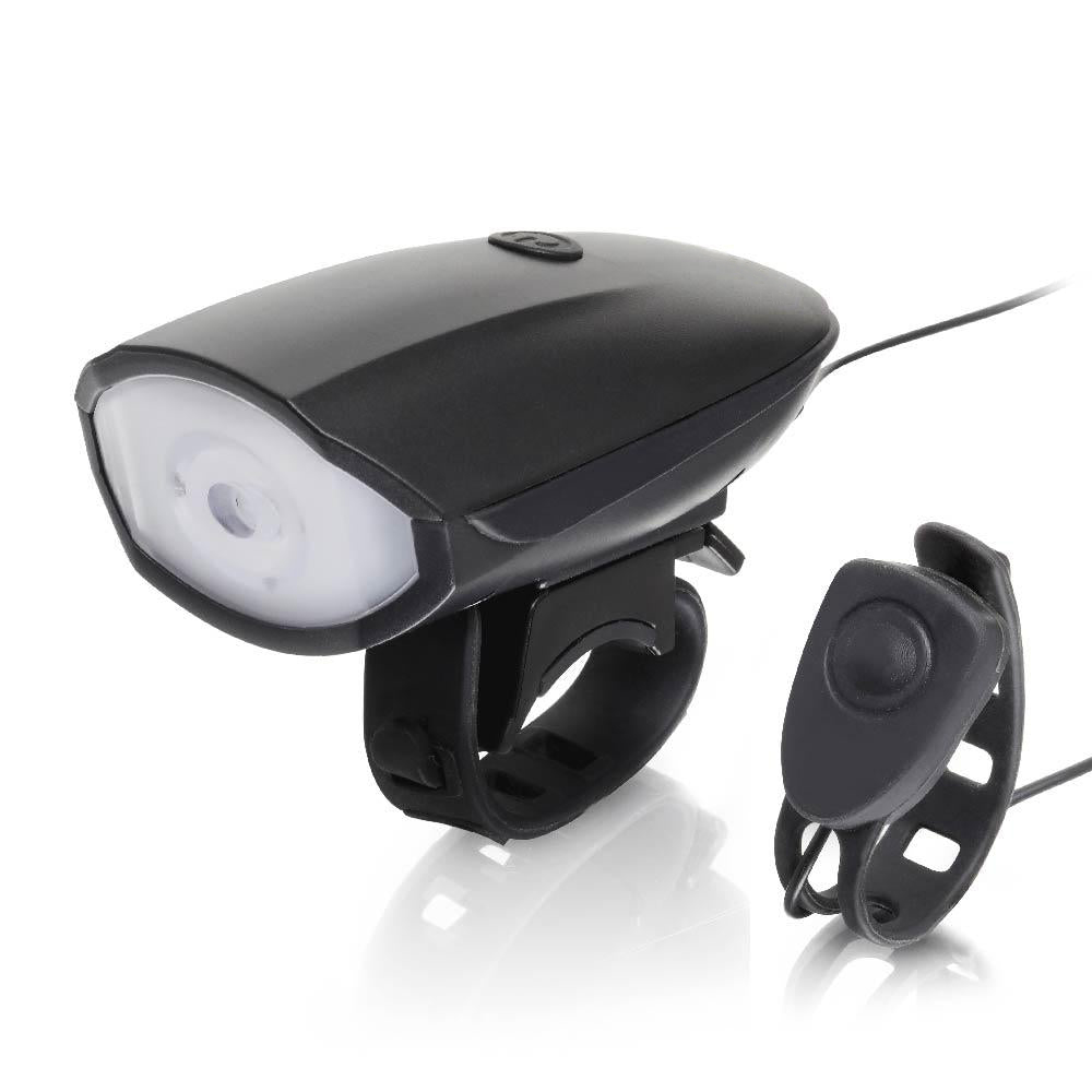LUZ LED BLANCA FORCE PARA BICICLETA CON BOCINA - 2
