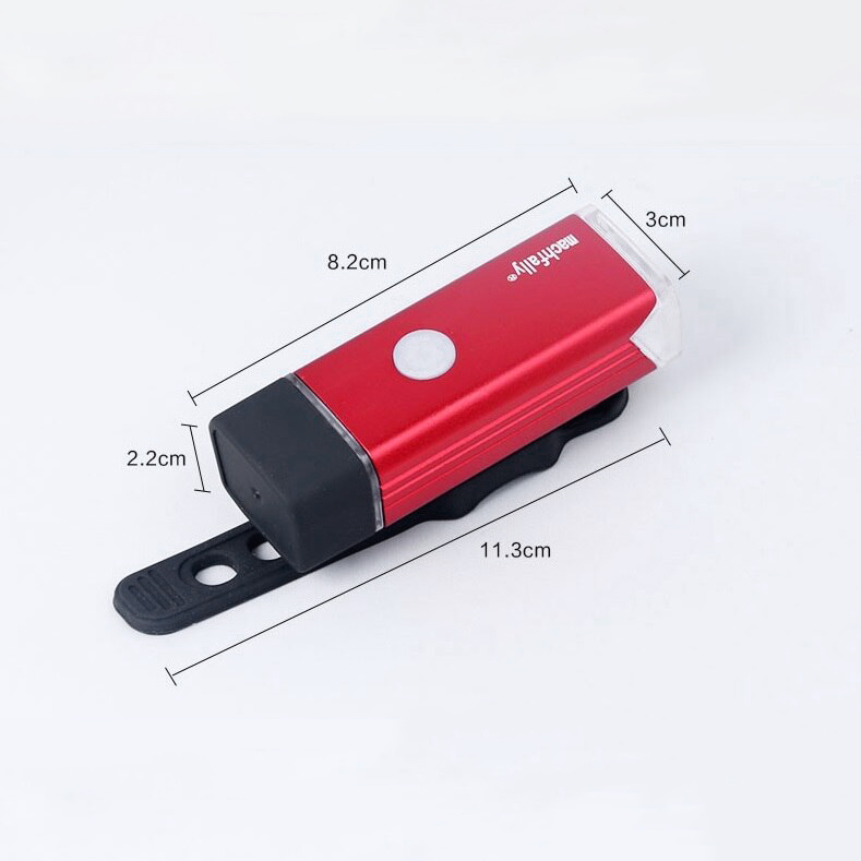 LUZ LED BLANCA FORCE ALUMINIO PARA BICICLETA 180 LUMENES - 2